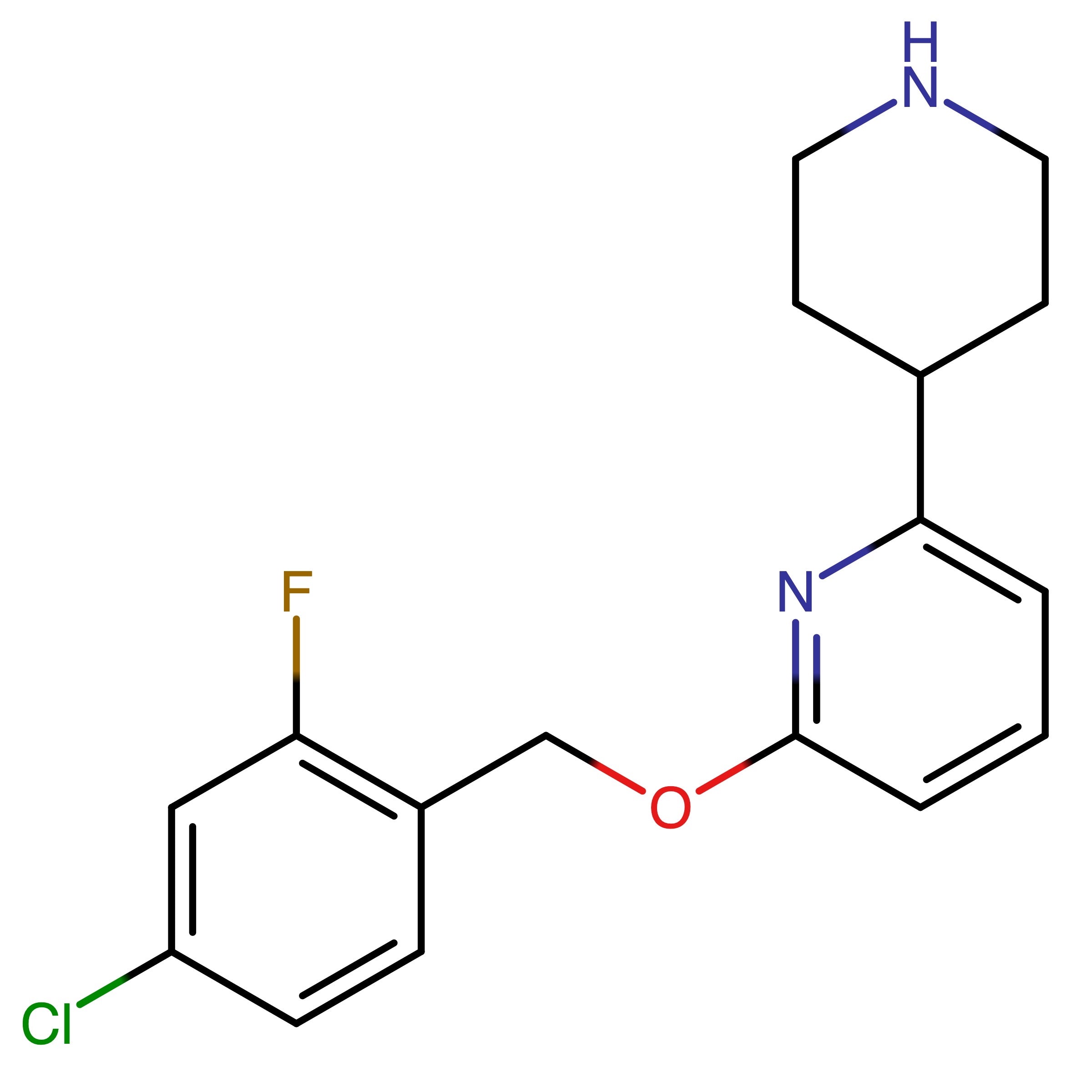 CAS RN 2230200-21-0 | 2-((4-Chloro-2-fluorobenzyl)oxy)-6-(piperidin-4-yl)pyridine