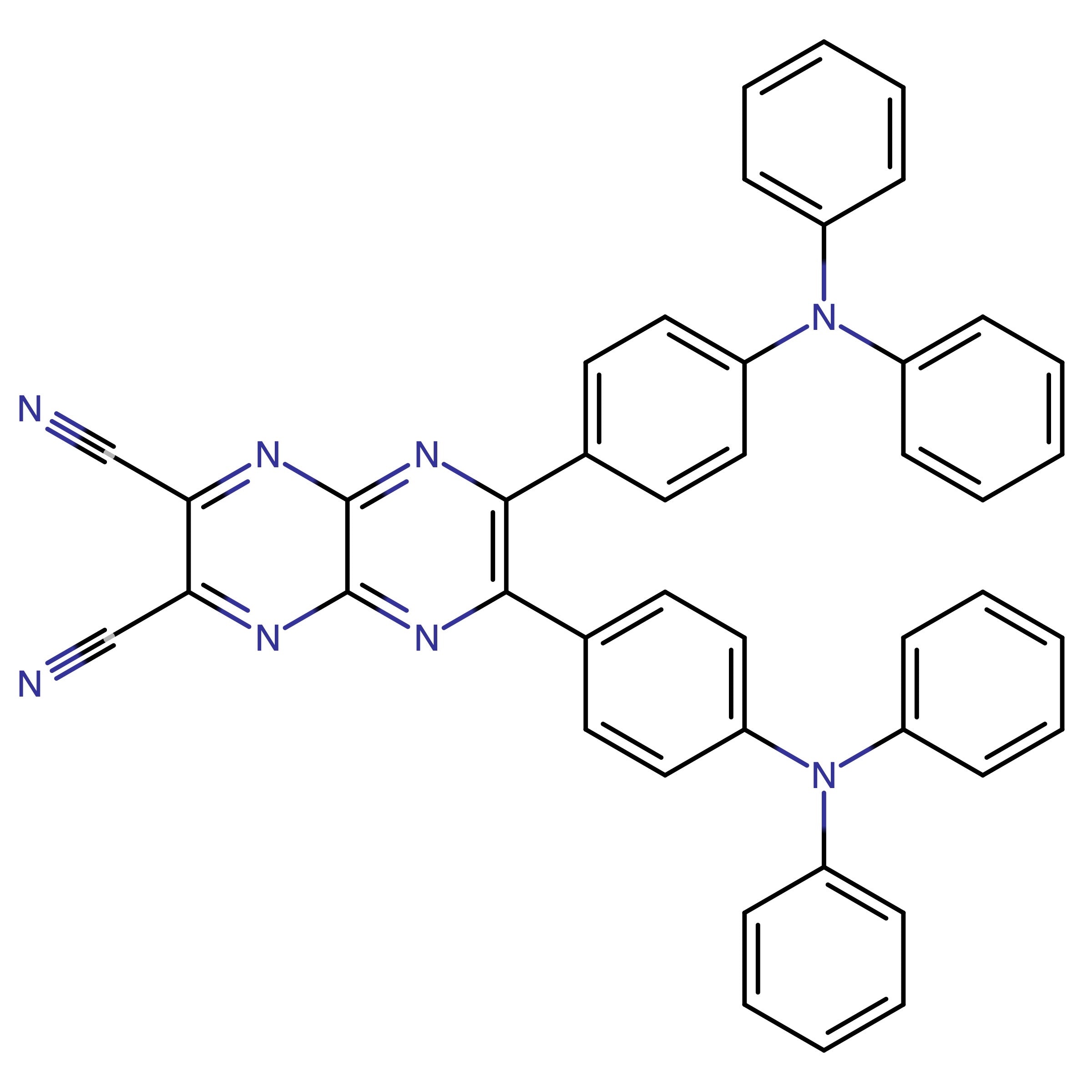 CAS RN 2230595-36-3 | 6,7-Bis(4-(diphenylamino)phenyl)pyrazino[2,3-b]pyrazine-2,3-dicarbonitrile