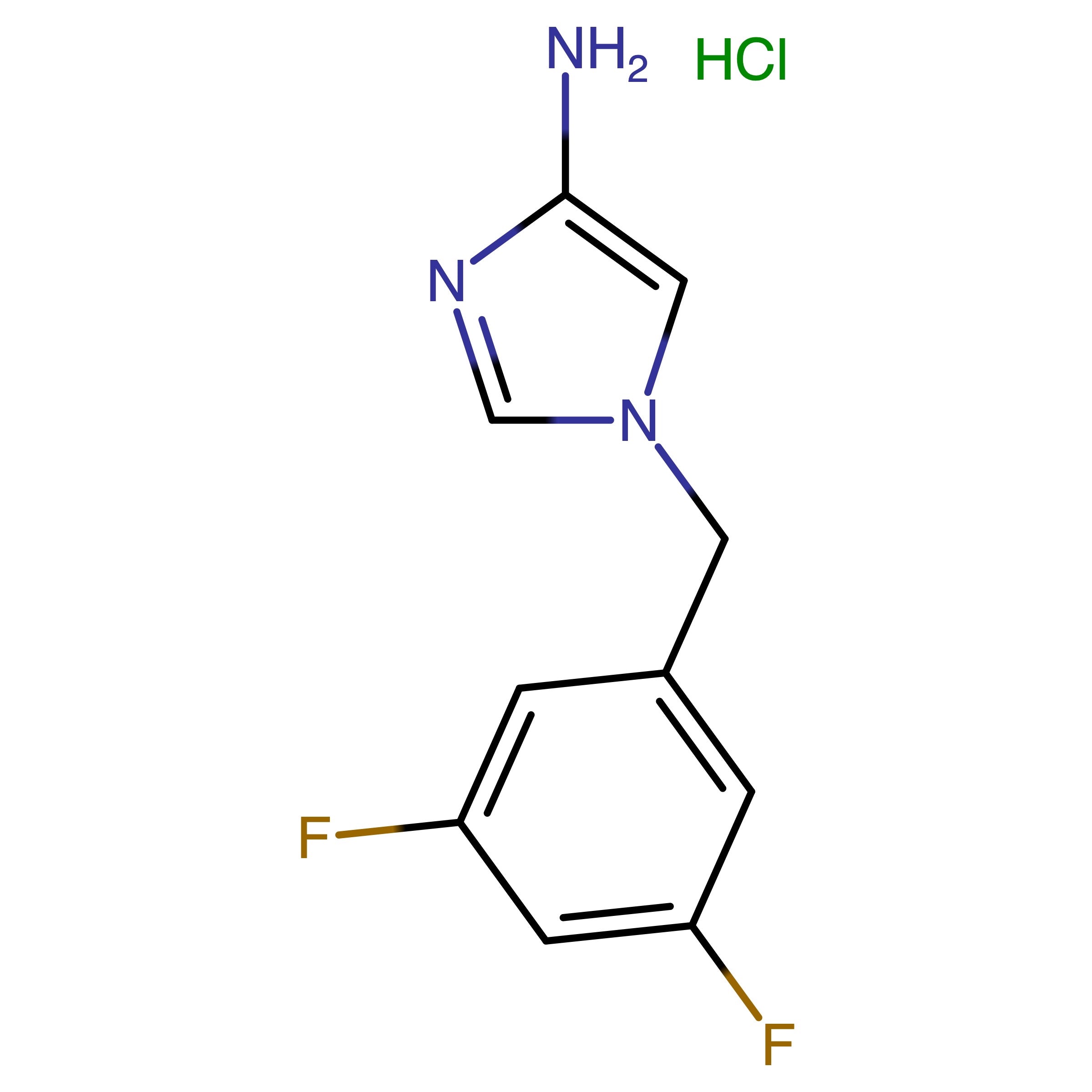 CAS RN 2231142-36-0 | 1-[(3,5-Difluorophenyl)methyl]imidazol-4-amine hydrochloride