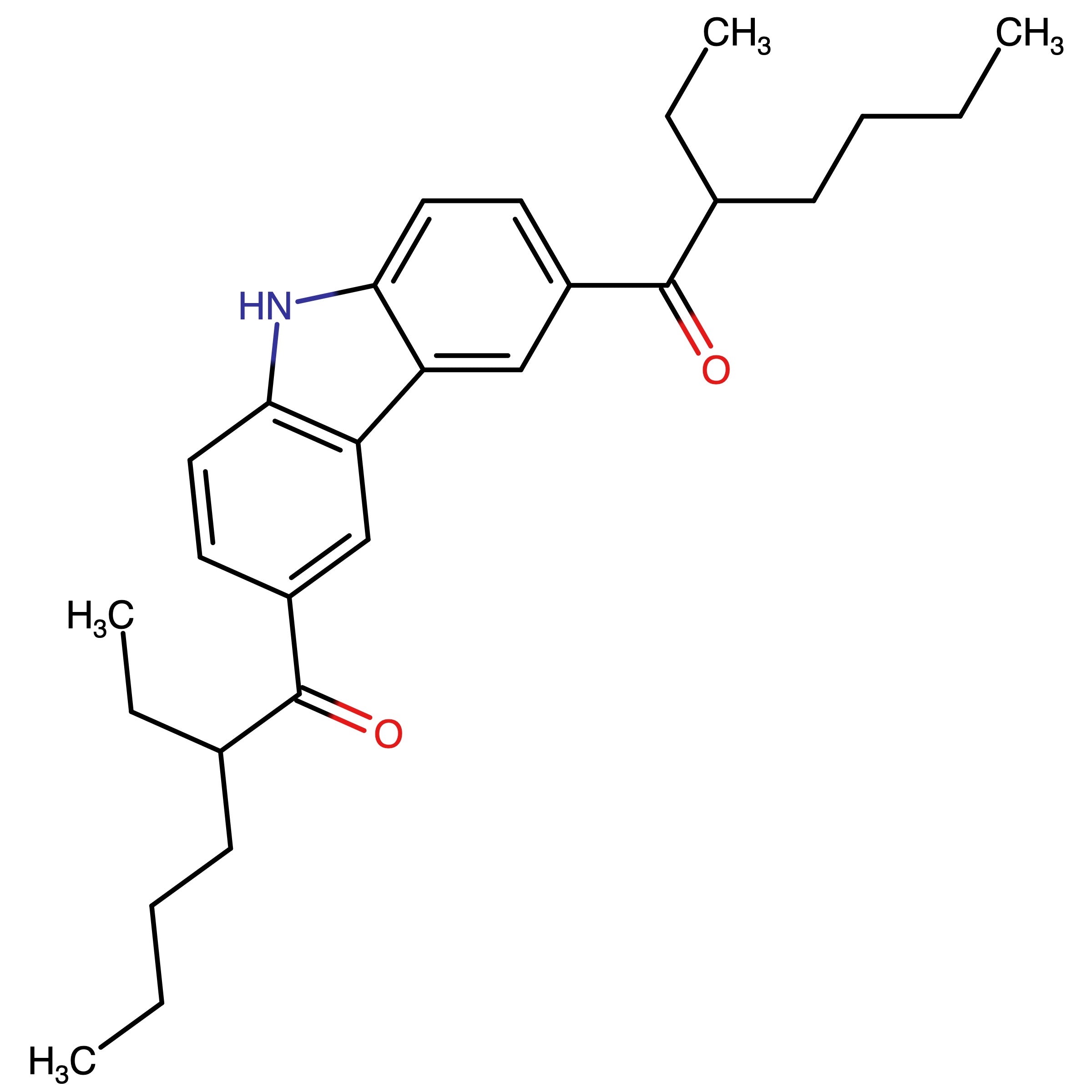 CAS RN 2244580-47-8 | 1,1'-(9H-Carbazole-3,6-diyl)bis(2-ethylhexan-1-one)