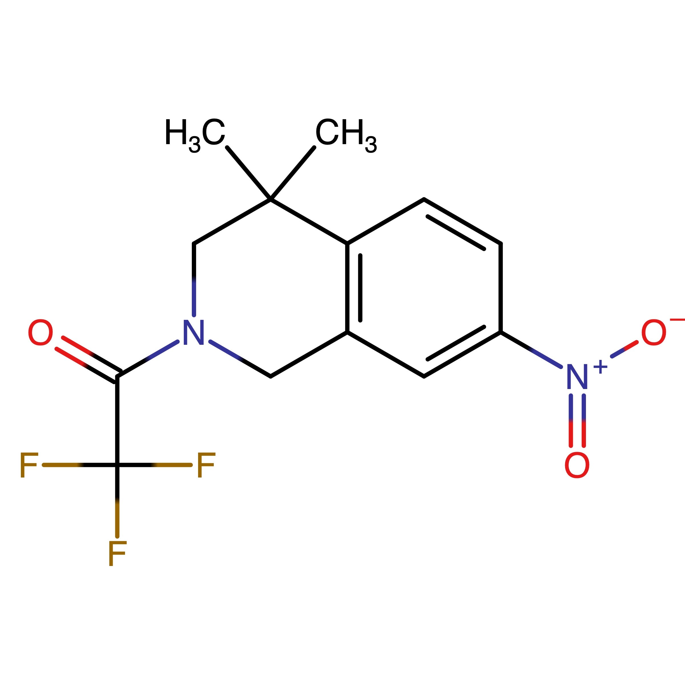 2251799-91-2 | 1-(4,4-Dimethyl-7-nitro-3,4-dihydroisoquinolin-2(1H)-yl)-2,2,2-trifluoroethan-1-one