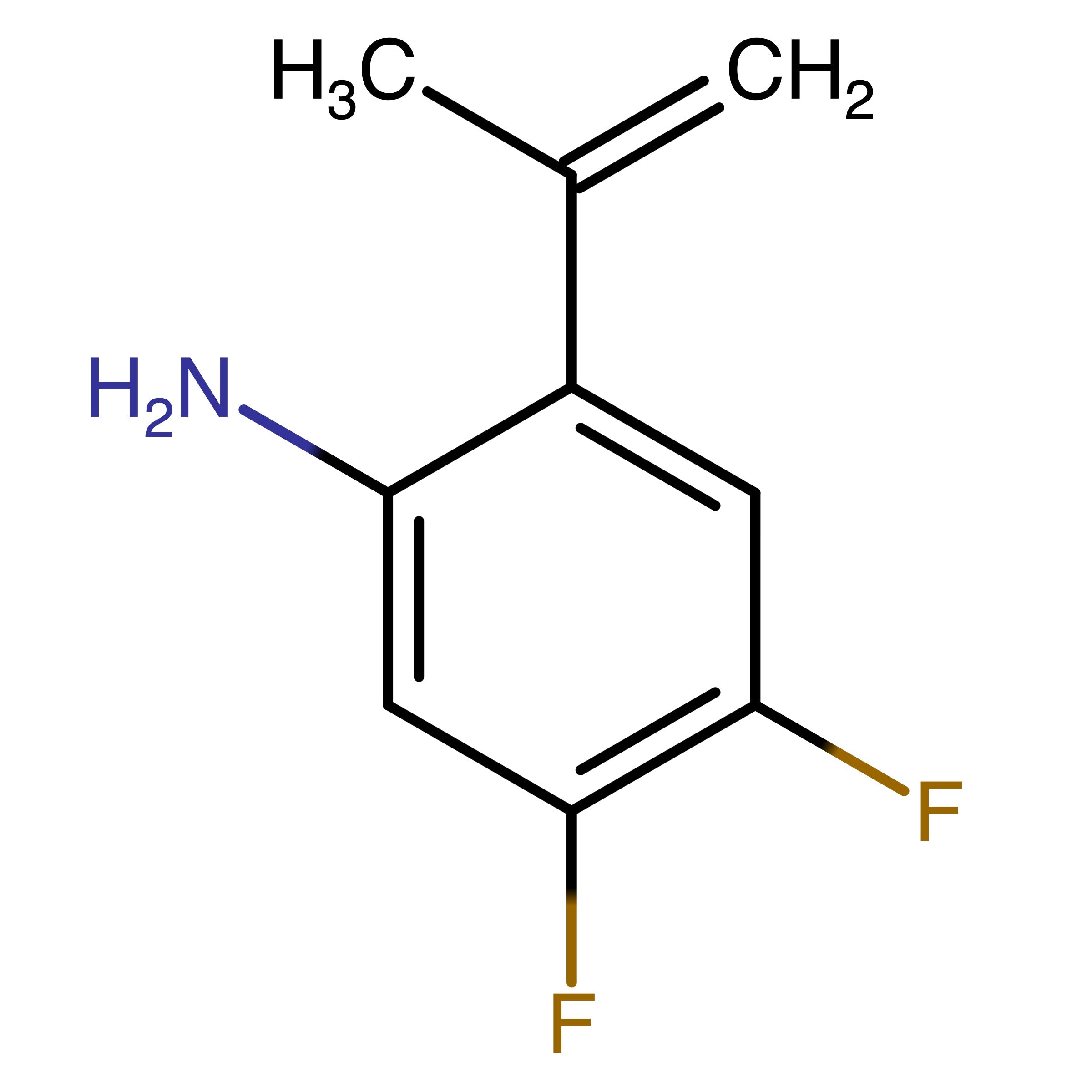 CAS RN 2254314-47-9 | 4,5-Difluoro-2-(prop-1-en-2-yl)aniline