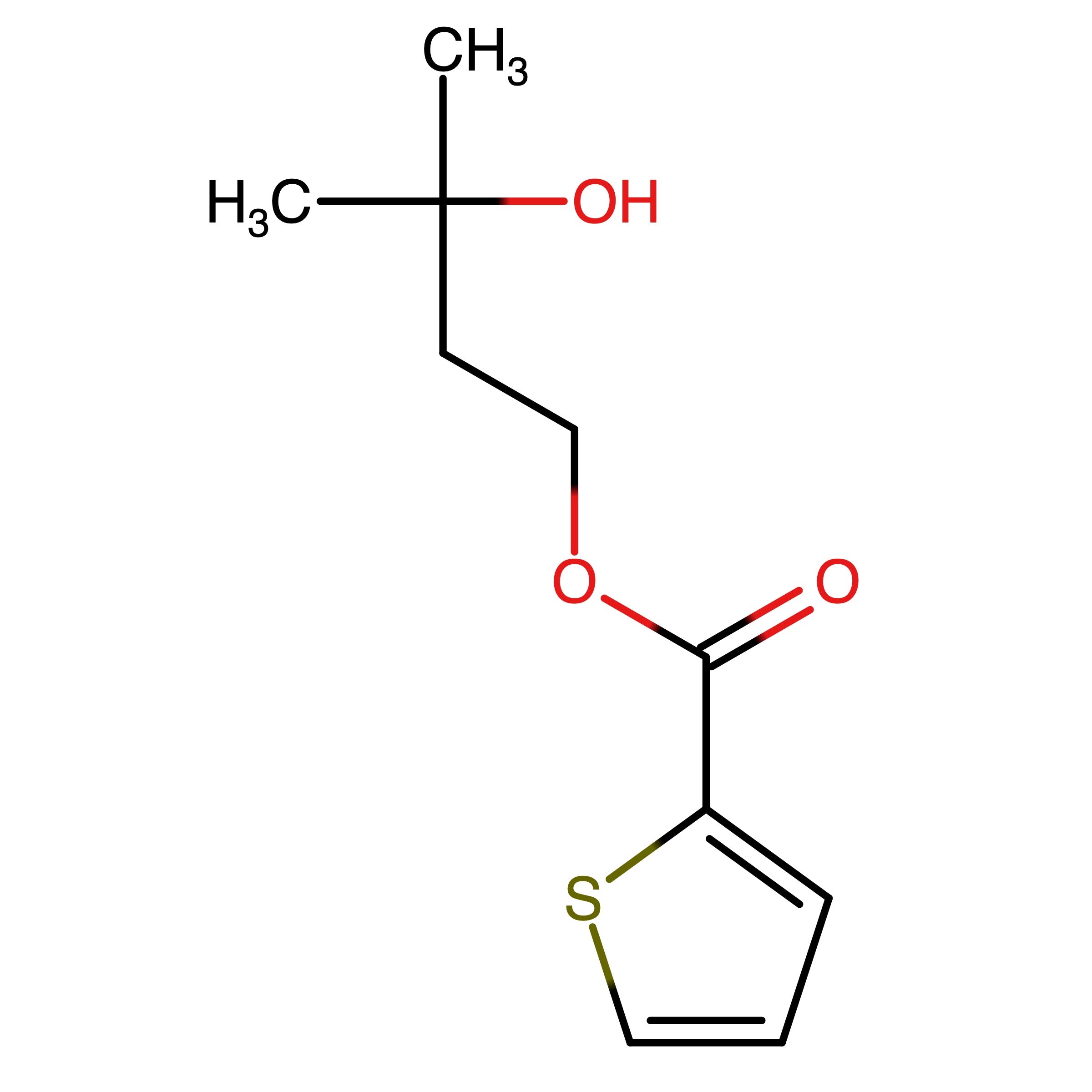 CAS RN 2260814-76-2 | 3-Hydroxy-3-methylbutyl thiophene-2-carboxylate