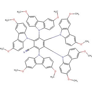 2260827-25-4 | 2,3,4,5,6-Pentakis(3,6-dimethoxy-9H-carbazol-9-yl)benzonitrile - Hoffman Fine Chemicals