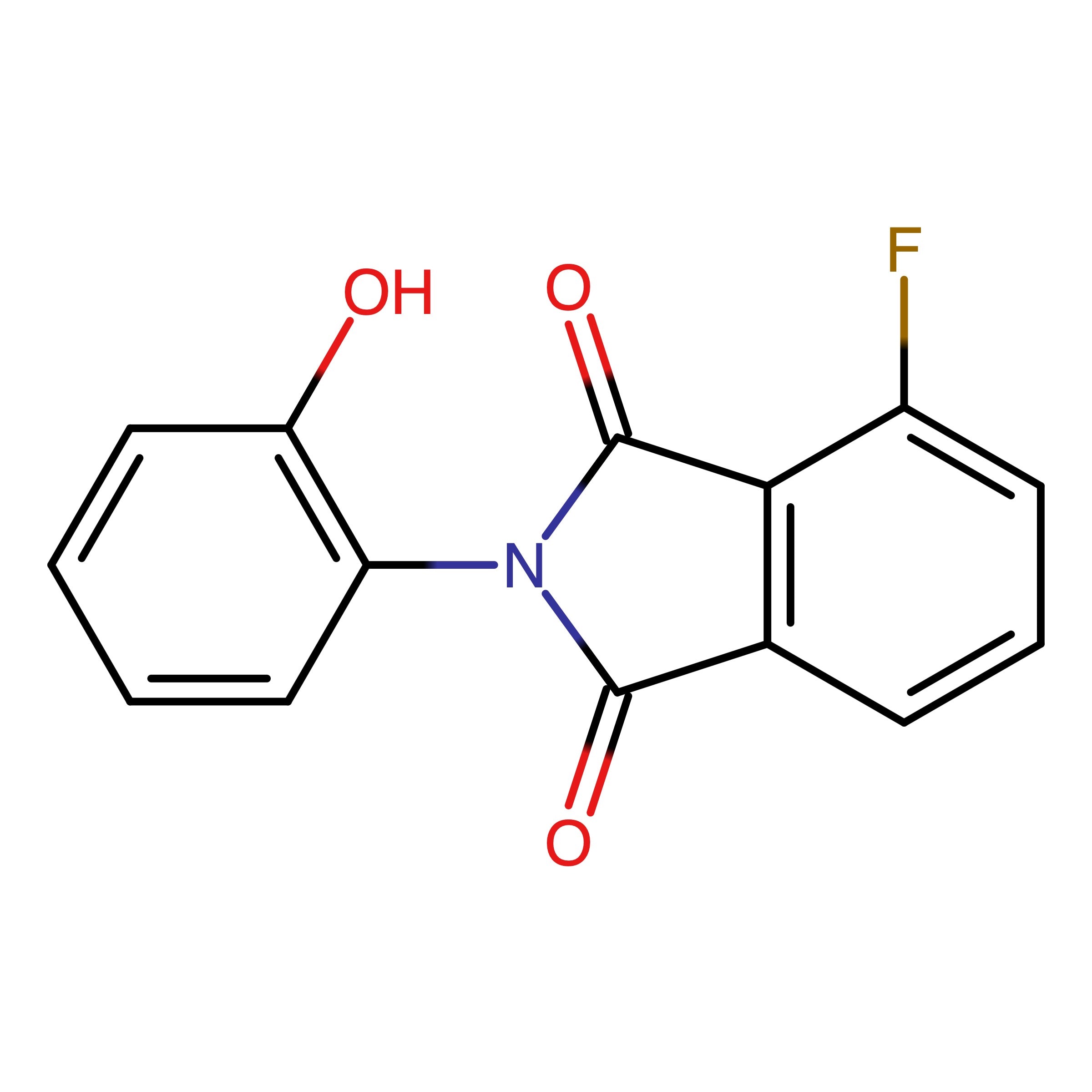 CAS RN 2260938-81-4 | 4_Fluoro_2_(2_hydroxyphenyl)isoindoline_1,3_dione