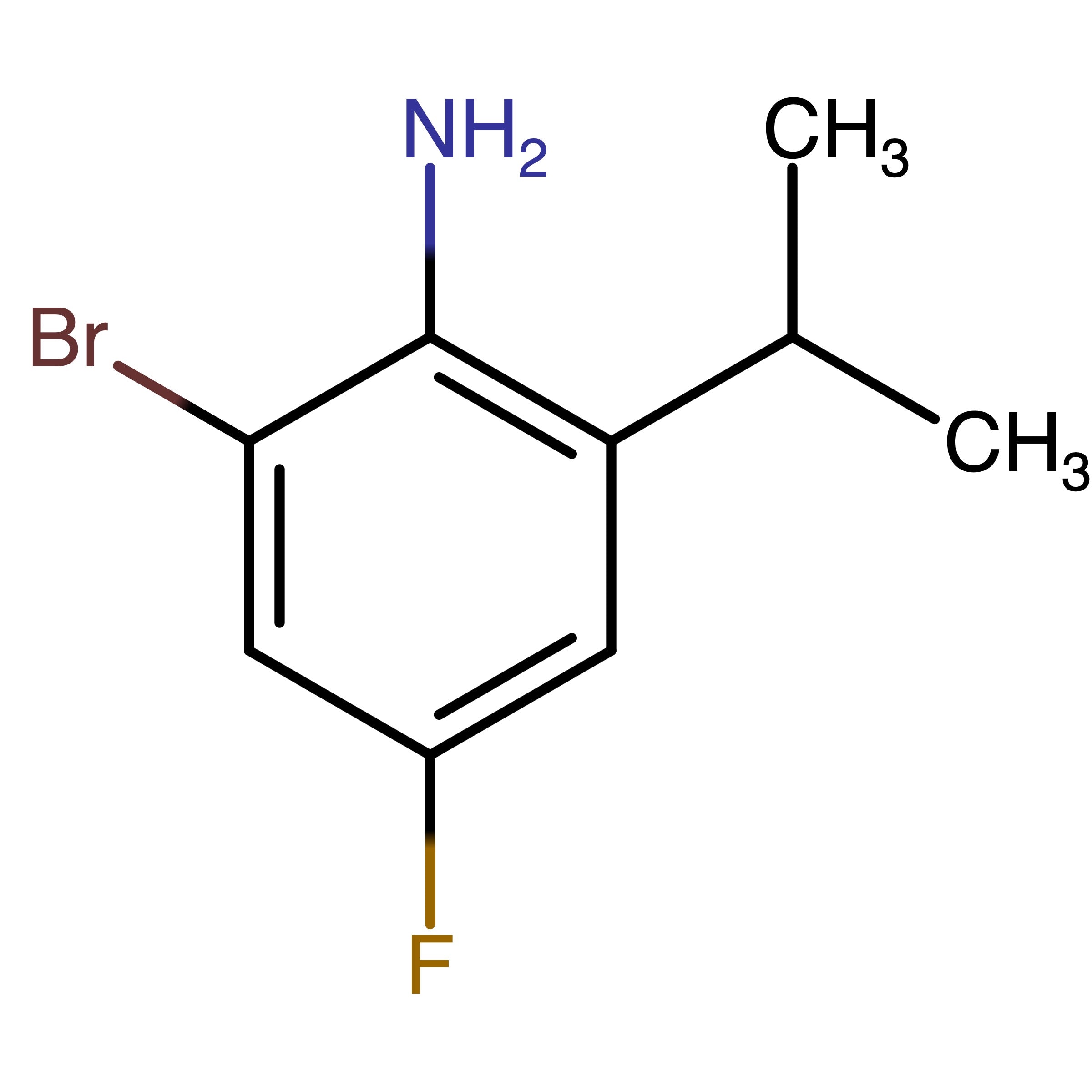 CAS RN 2260959-41-7 | 2-Bromo-4-fluoro-6-(propan-2-yl)aniline | MFCD32706540