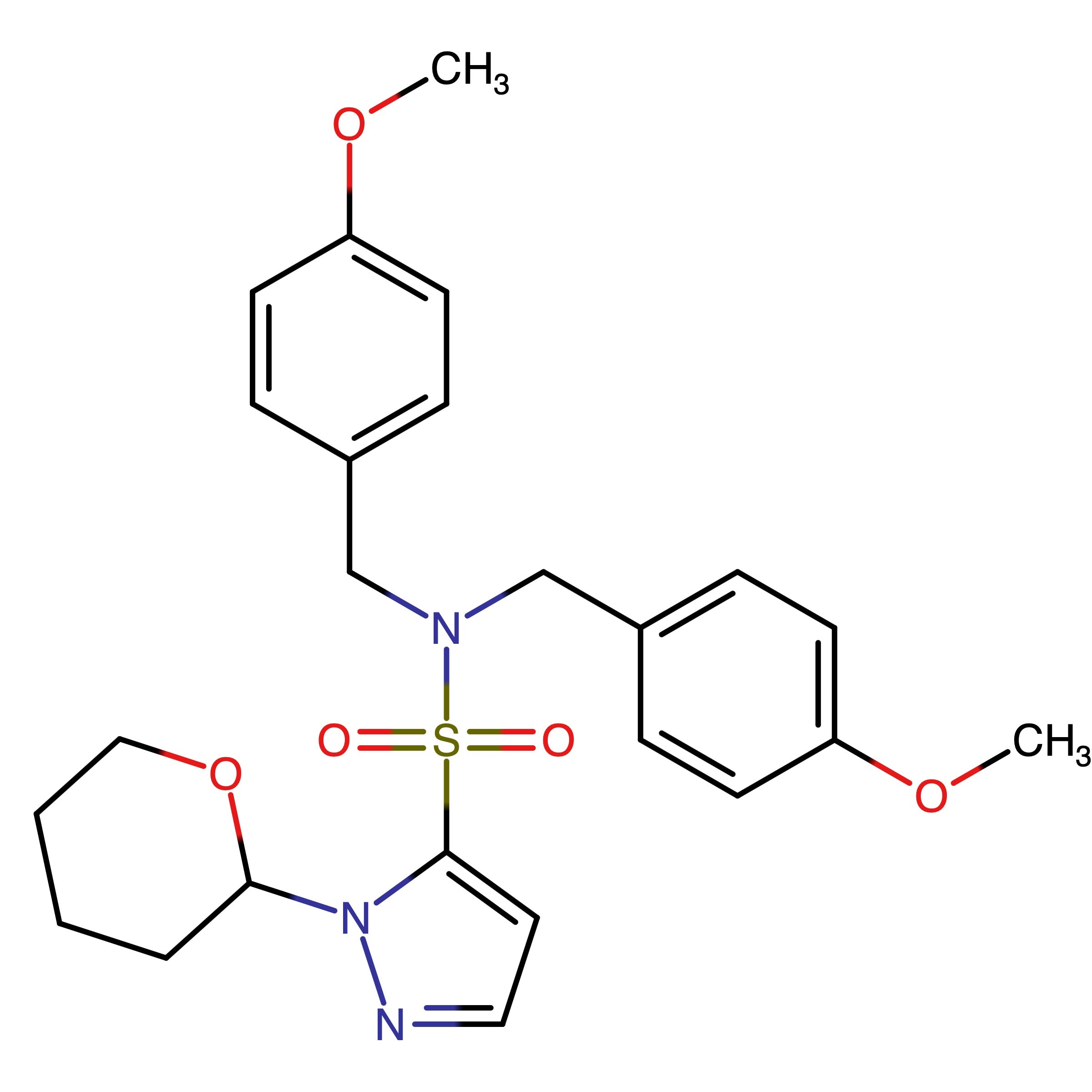 CAS RN 2281768-10-1 | N,N_Bis(4_methoxybenzyl)_1_(tetrahydro_2H_pyran_2_yl)_1H_pyrazole_5_sulfonamide