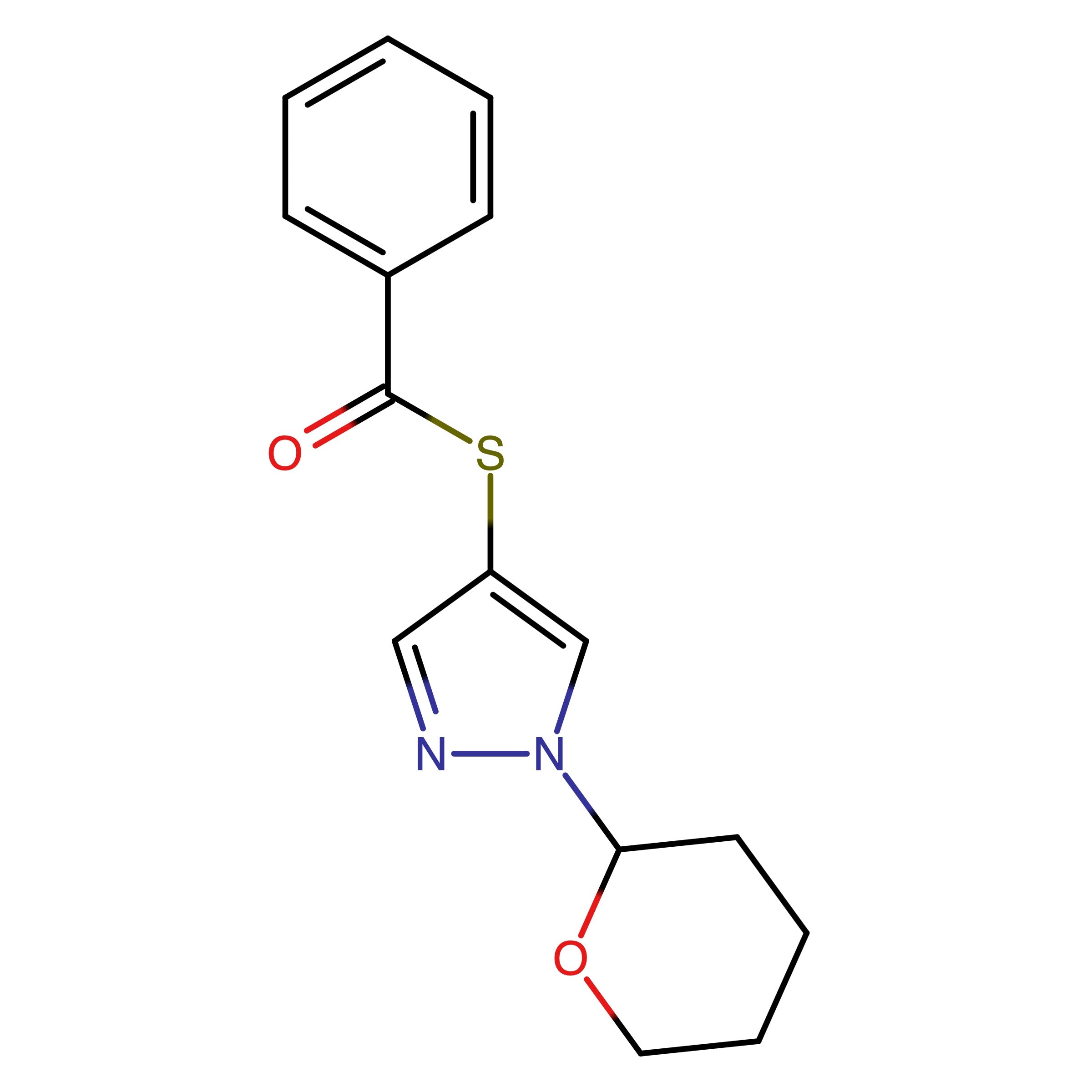 CAS RN 2281771-12-6 | S-(1-(Tetrahydro-2H-pyran-2-yl)-1H-pyrazol-4-yl) benzothioate