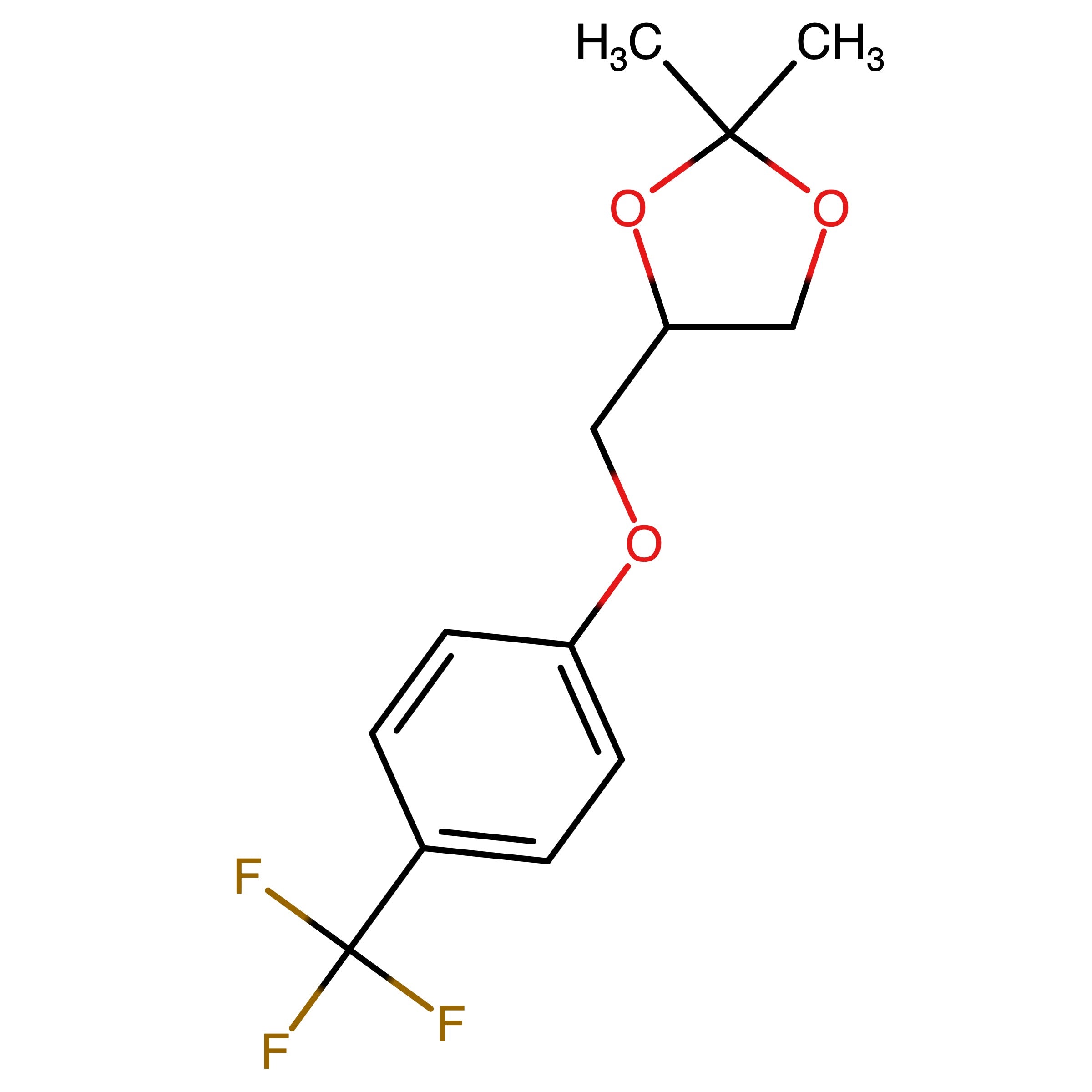 CAS RN 2281917-83-5 | Name: 2-[(4-(Trifluoromethyl)phenoxy)methyl]-5,5-dimethyl-1,3-dioxane
