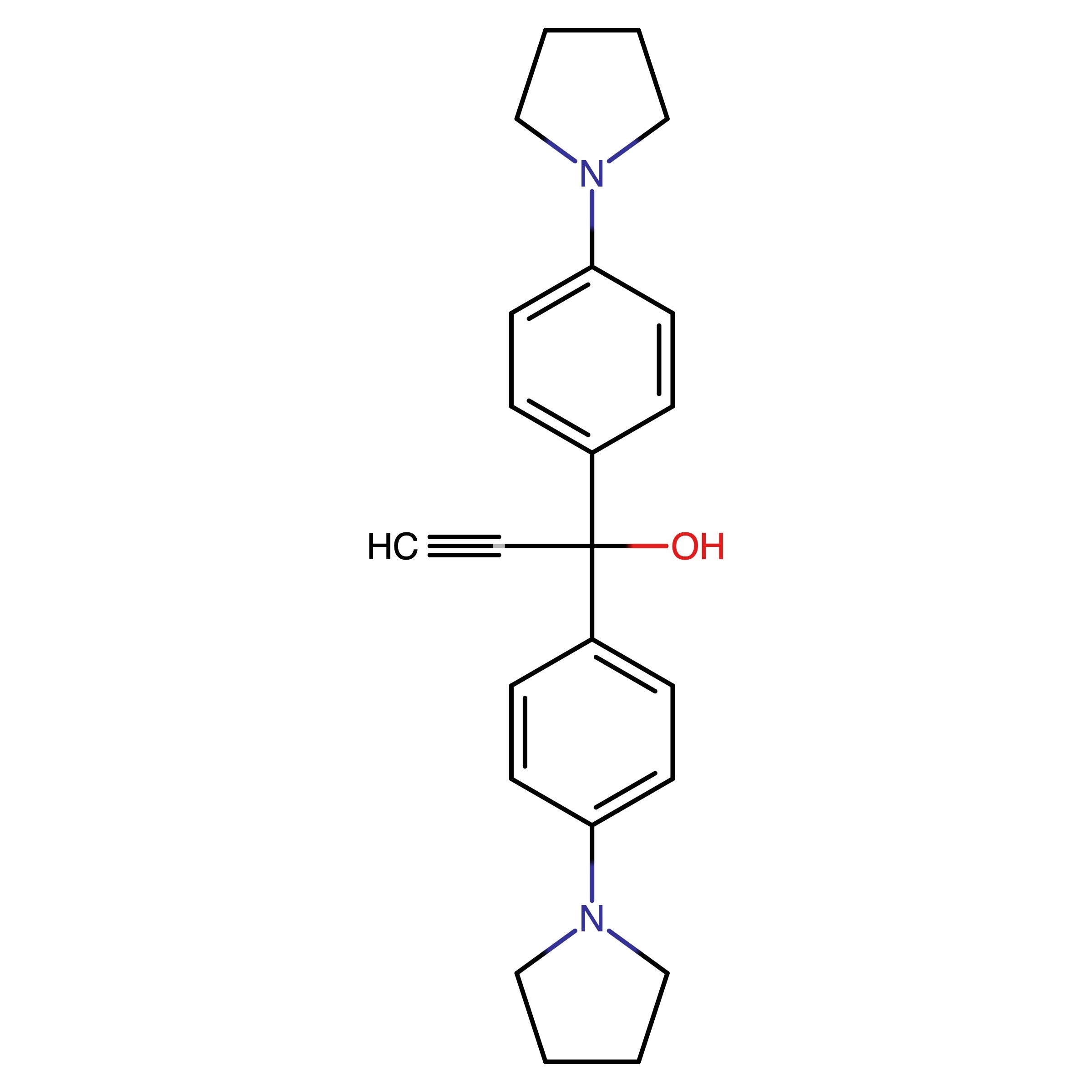 CAS RN 228415-19-8 | 1,1-Bis(4-(pyrrolidin-1-yl)phenyl)prop-2-yn-1-ol