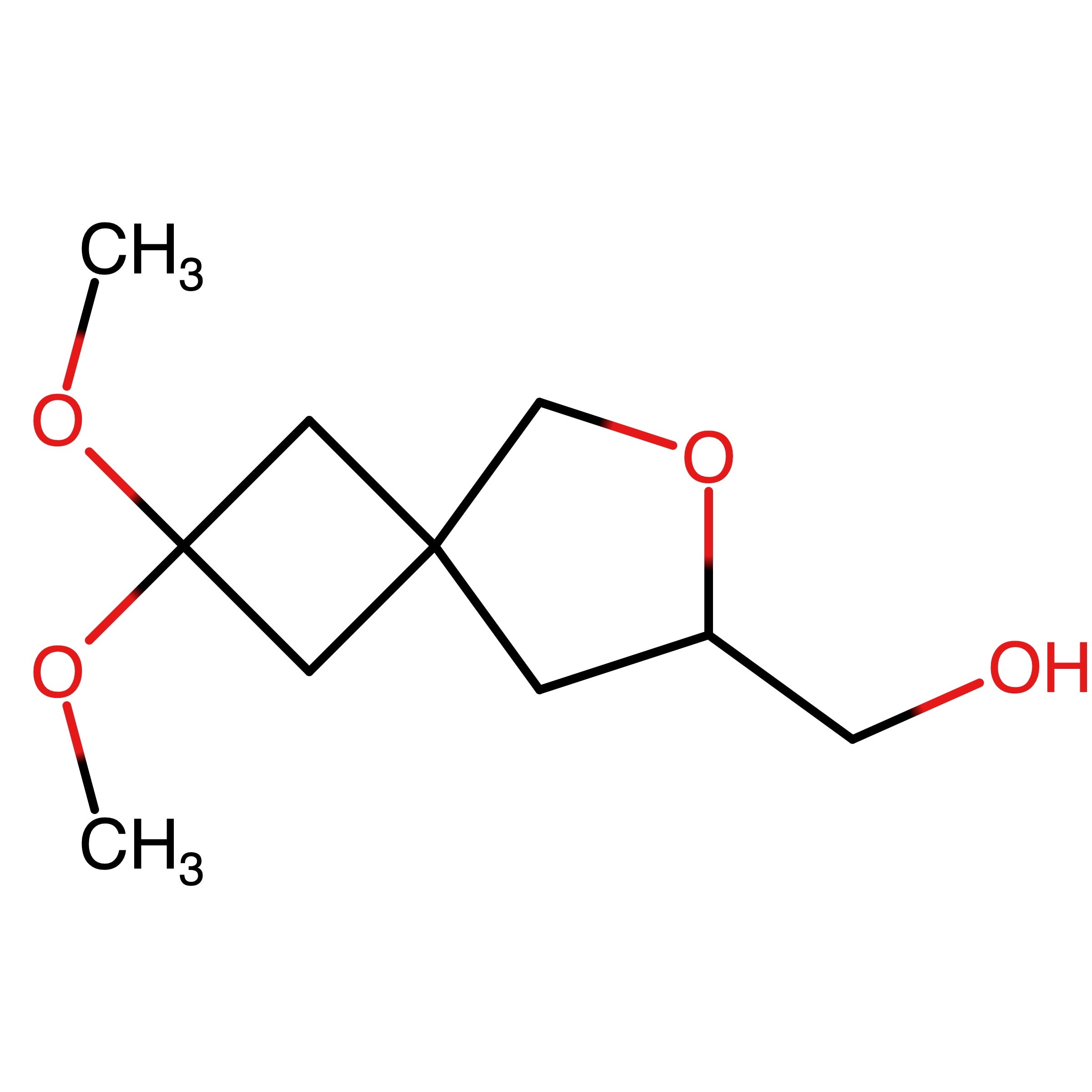 CAS RN 2287280-38-8 | (2,2-Dimethoxy-6-oxaspiro[3.4]octan-7-yl)methanol | MFCD31795032