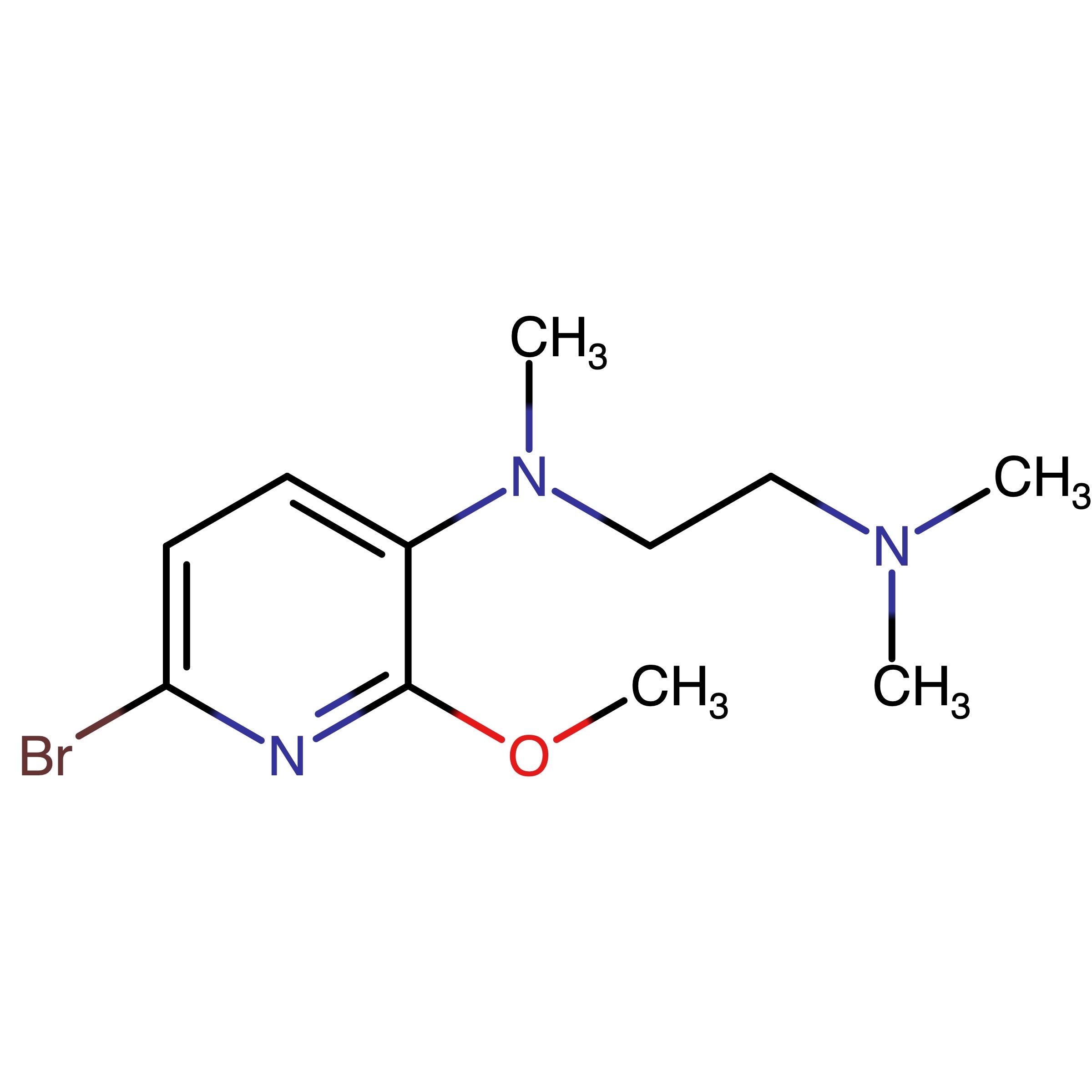 CAS RN 2306851-29-4 | 6-Bromo-N-[2-(dimethylamino)ethyl]-2-methoxy-N-methylpyridin-3-amine