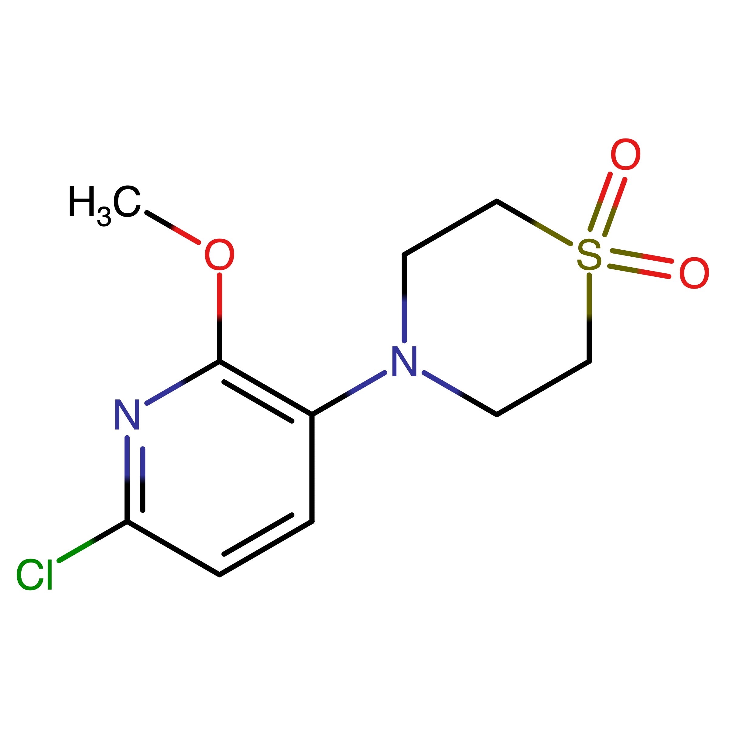 CAS RN 2307604-93-7 | 4-(6-Chloro-2-methoxypyridin-3-yl)-1lambda6,4-thiomorpholine-1,1-dione