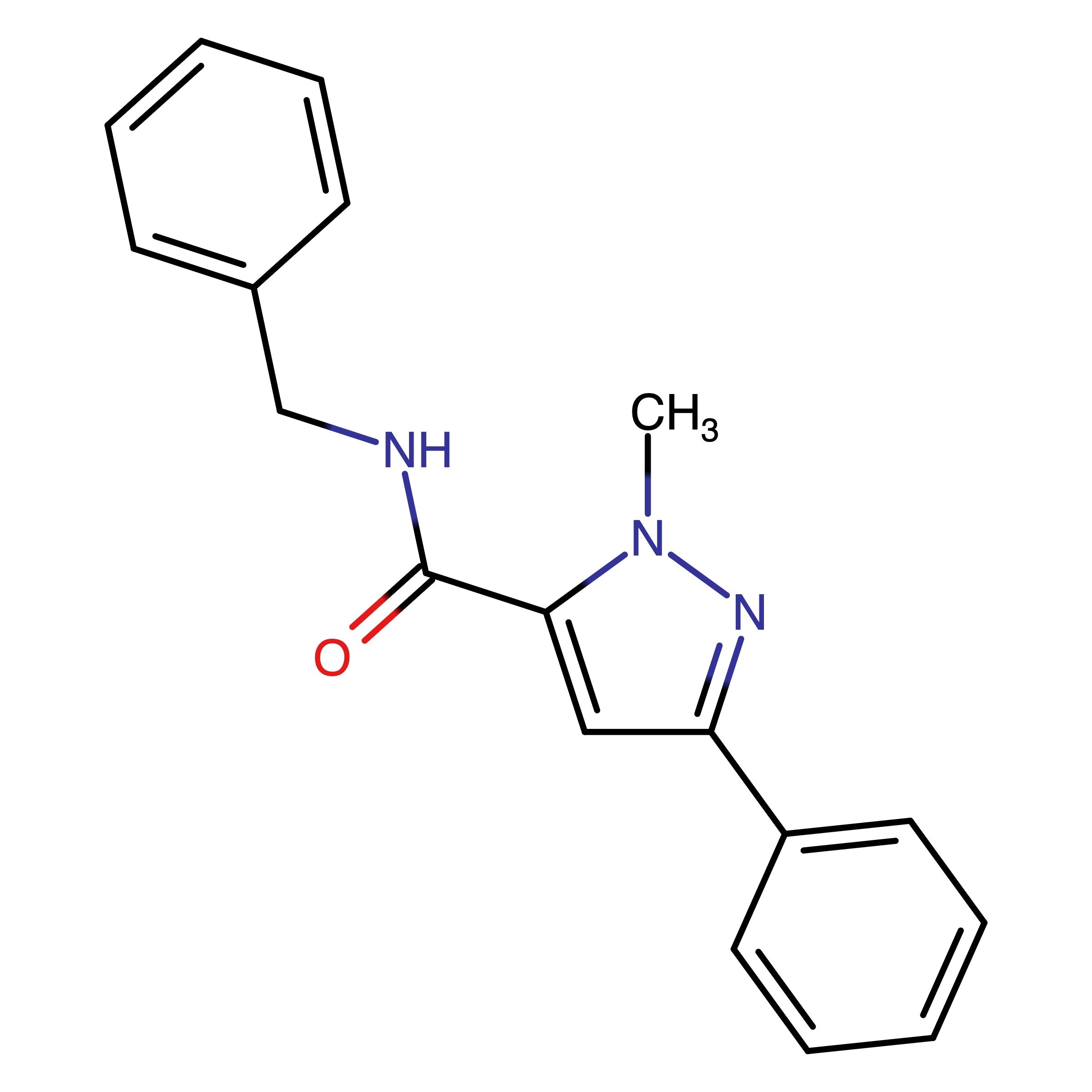 CAS RN 2317057-55-7 | N-Benzyl-1-methyl-3-phenyl-1H-pyrazole-5-carboxamide