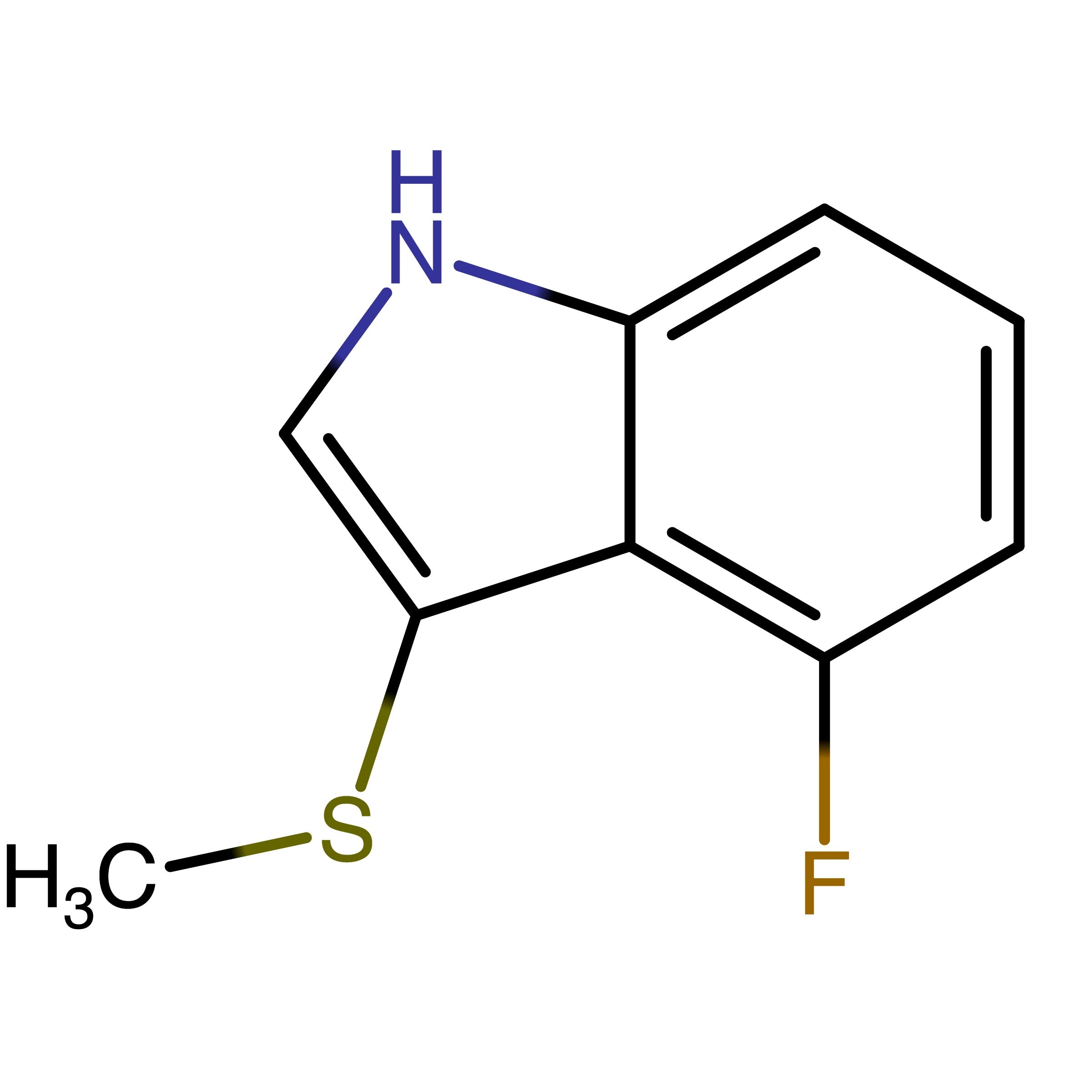 CAS RN 2326068-14-6 | 4-Fluoro-3-(methylthio)-1H-indole