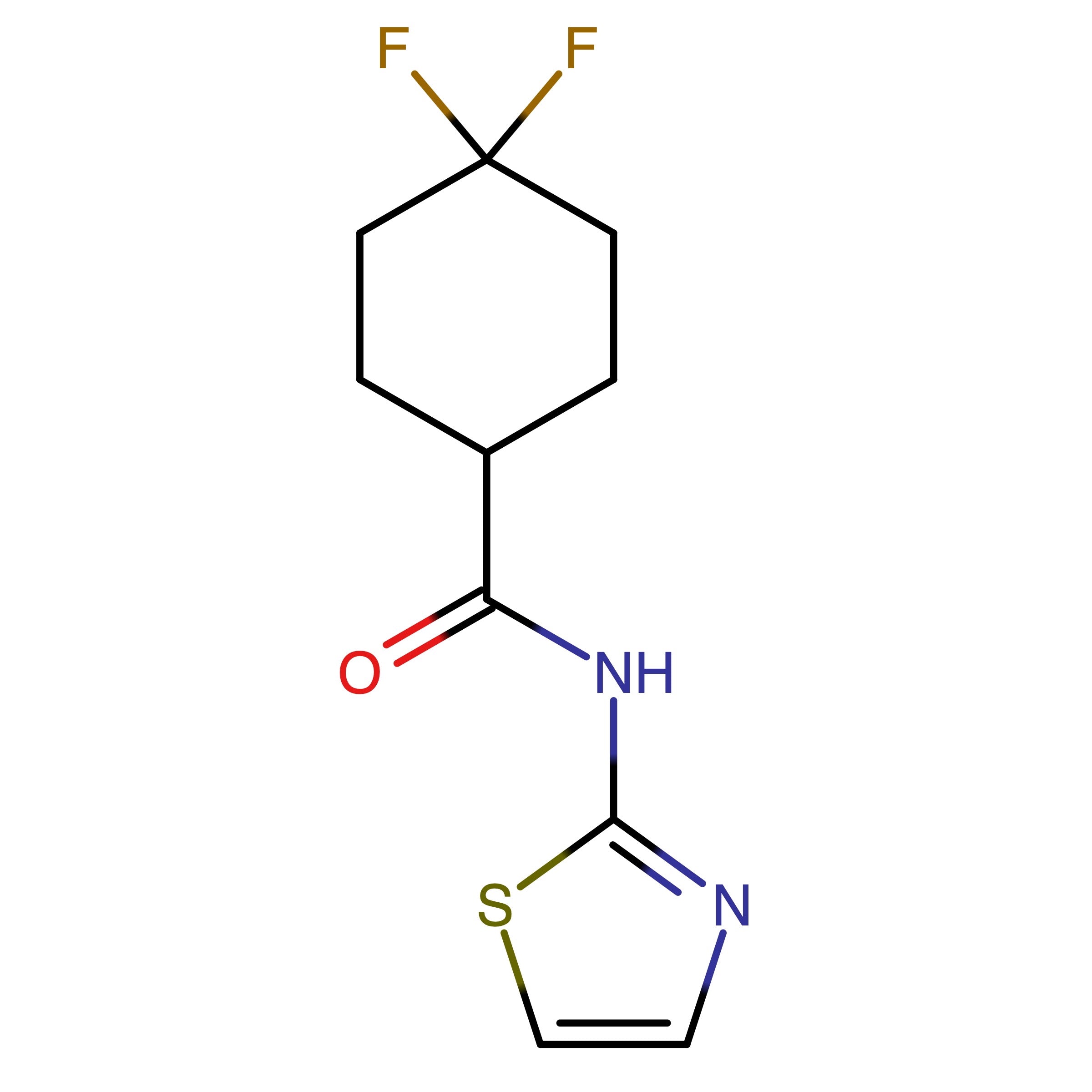 CAS RN 2329278-33-1 | 4,4-Difluoro-N-thiazol-2-yl-cyclohexane carboxamide