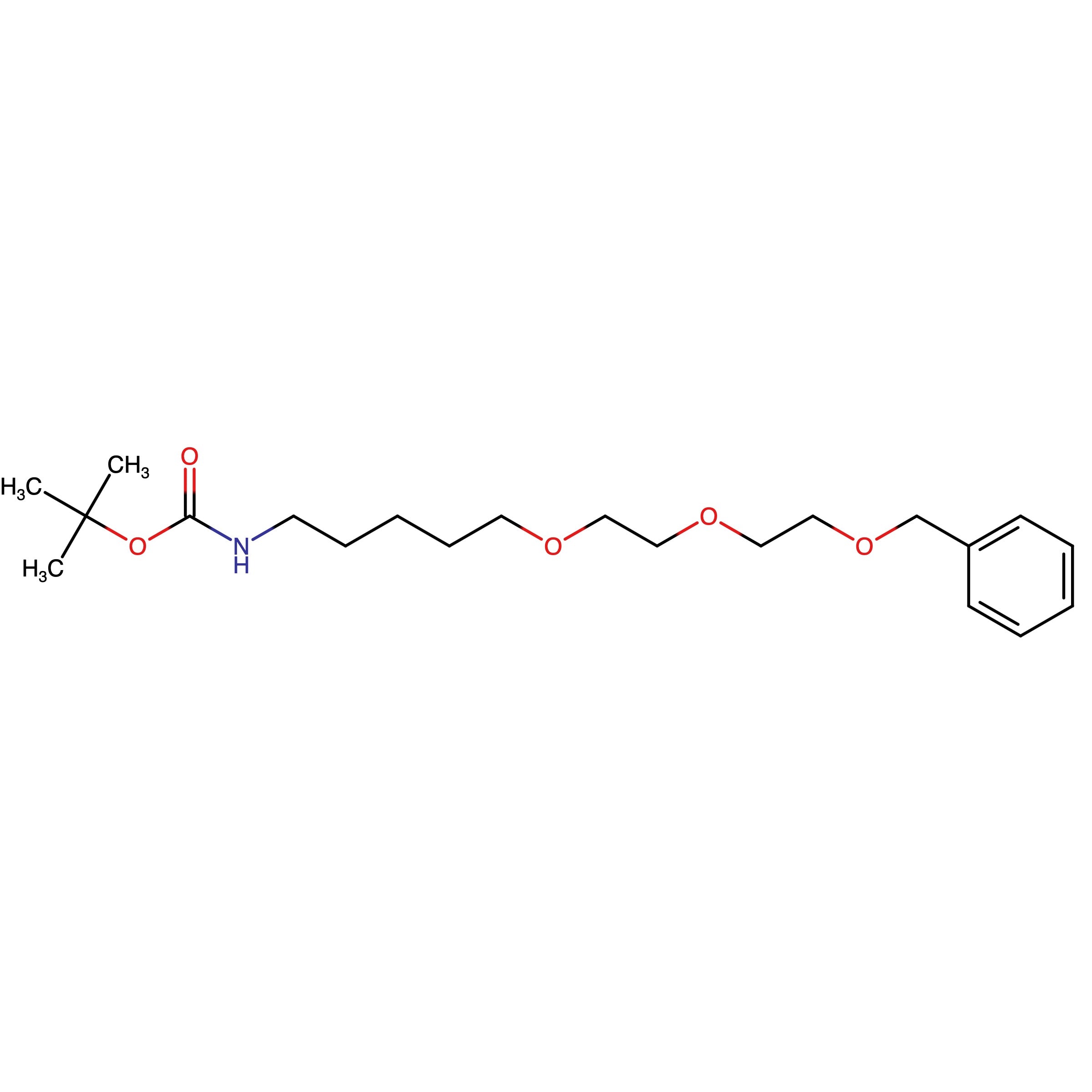 CAS RN 2357105-29-2 | tert-Butyl (5-(2-(2-(benzyloxy)ethoxy)ethoxy)pentyl)carbamate