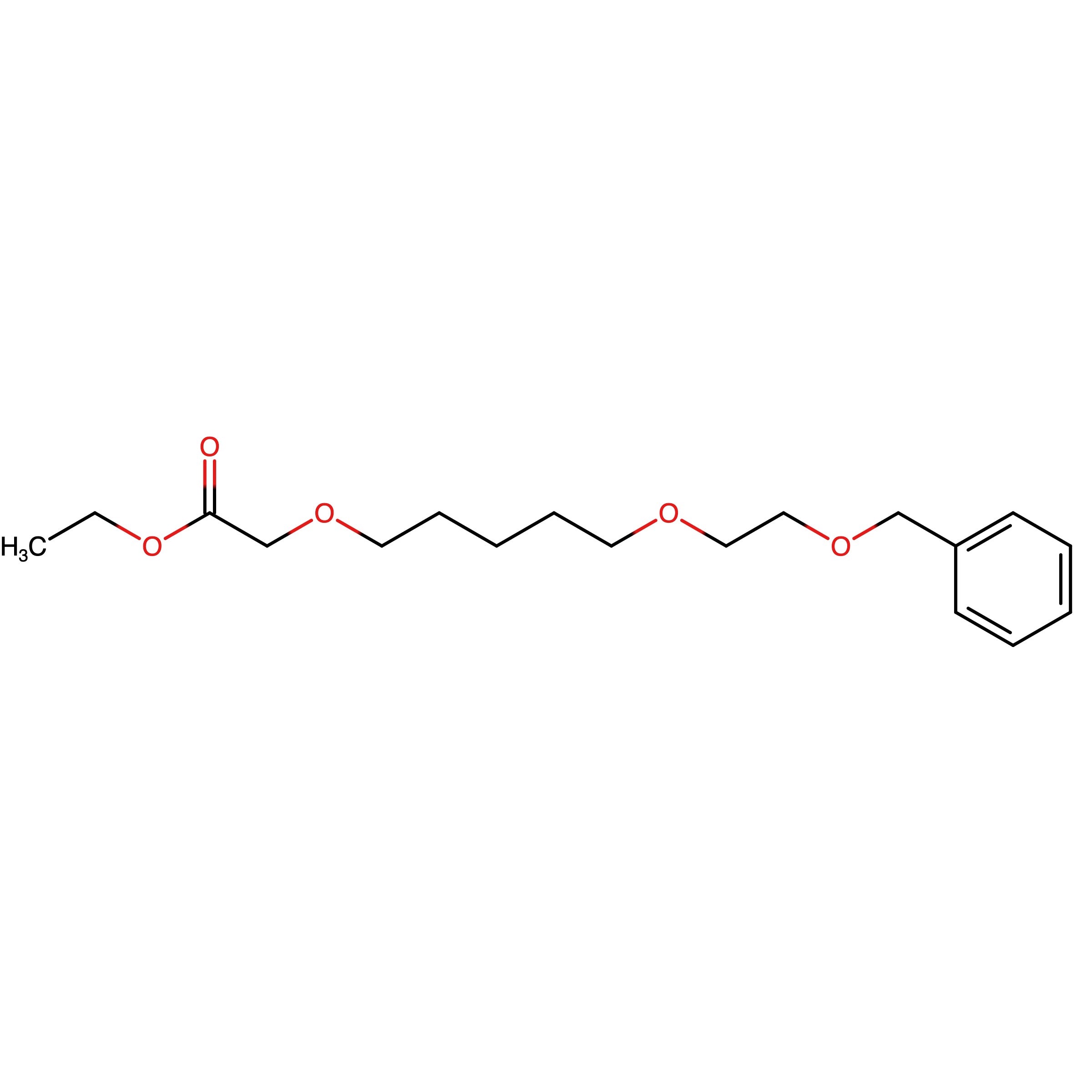 CAS RN 2361114-39-6 | Ethyl 2-((5-(2-(benzyloxy)ethoxy)pentyl)oxy)acetate