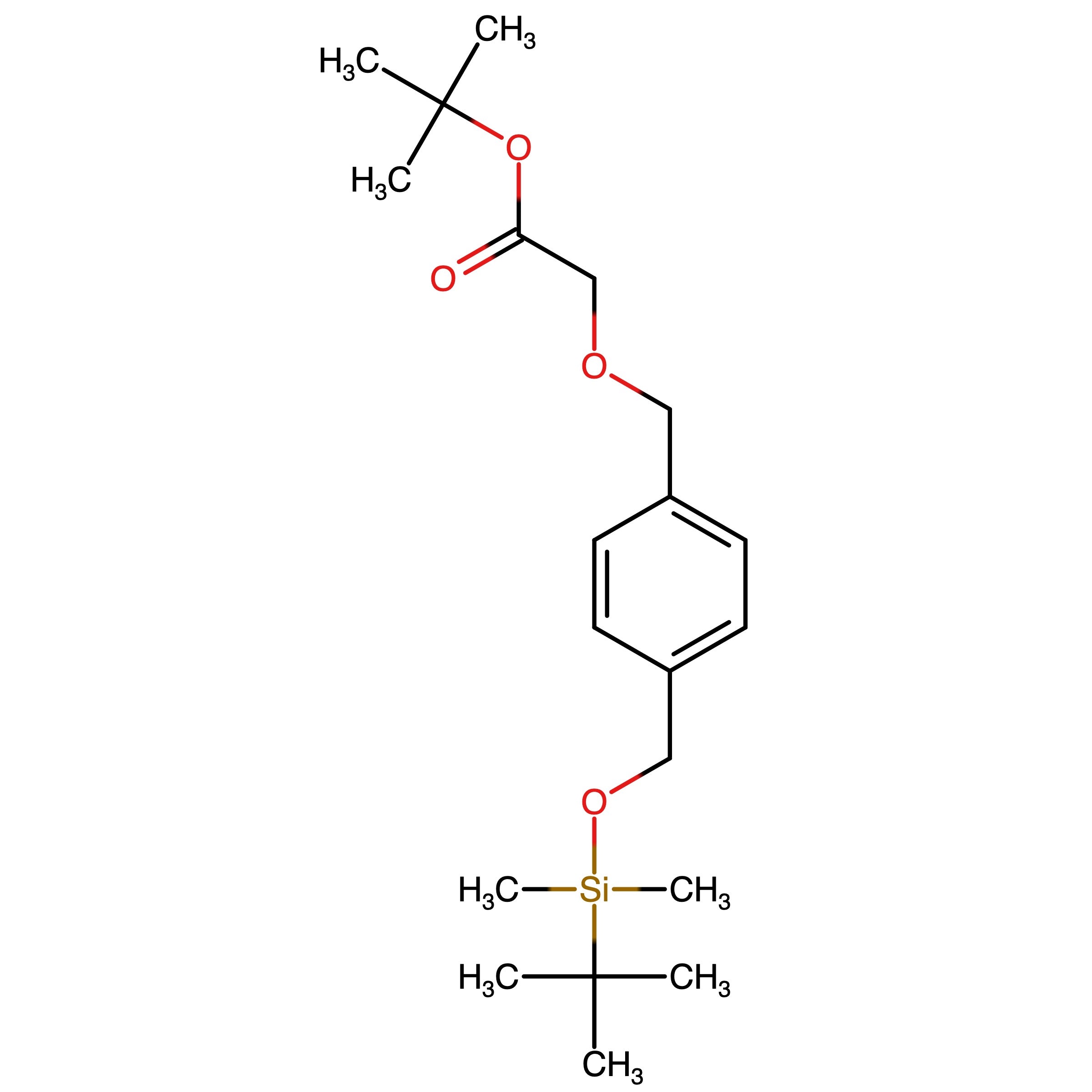 CAS RN 2361116-28-9 | tert-Butyl 2-((4-(((tert-butyldimethylsilyl)oxy)methyl)benzyl)oxy)acetate