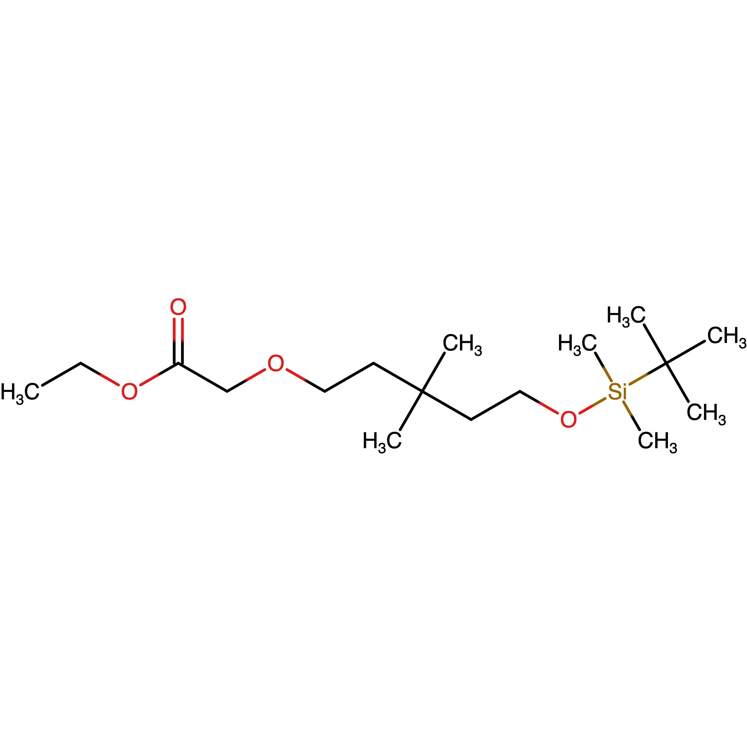 CAS RN 2361116-41-6 | Ethyl 2-((5-((tert-butyldimethylsilyl)oxy)-3,3-dimethylpentyl)oxy)acetate