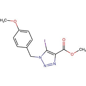 2361218-31-5 | Methyl 5-iodo-1-(4-methoxybenzyl)-1H-1,2,3-triazole-4-carboxylate - Hoffman Fine Chemicals