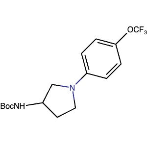 2361220-11-1 | tert-Butyl (1-(4-(trifluoromethoxy)phenyl)pyrrolidin-3-yl)carbamate - Hoffman Fine Chemicals