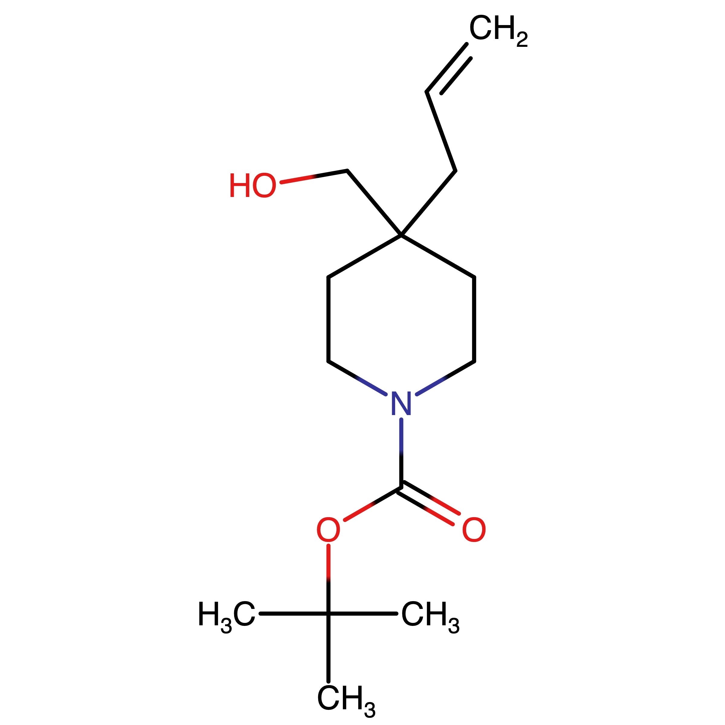 CAS RN 236406-37-4 | tert-Butyl 4-allyl-4-(hydroxymethyl)piperidine-1-carboxylate | MFCD17676692