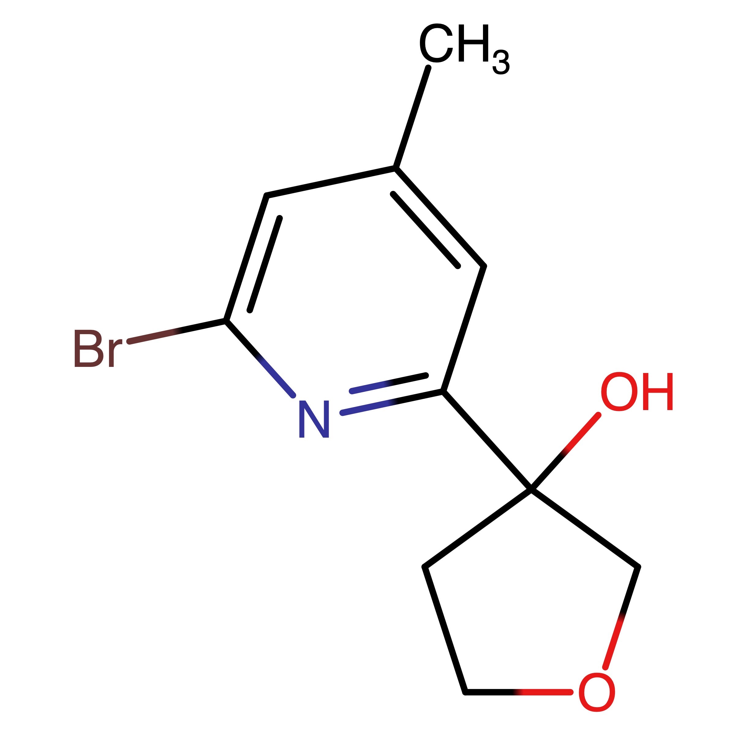 CAS RN 2368946-05-6 | 3-(6-Bromo-4-methylpyridin-2-yl)tetrahydrofuran-3-ol | MFCD34468065