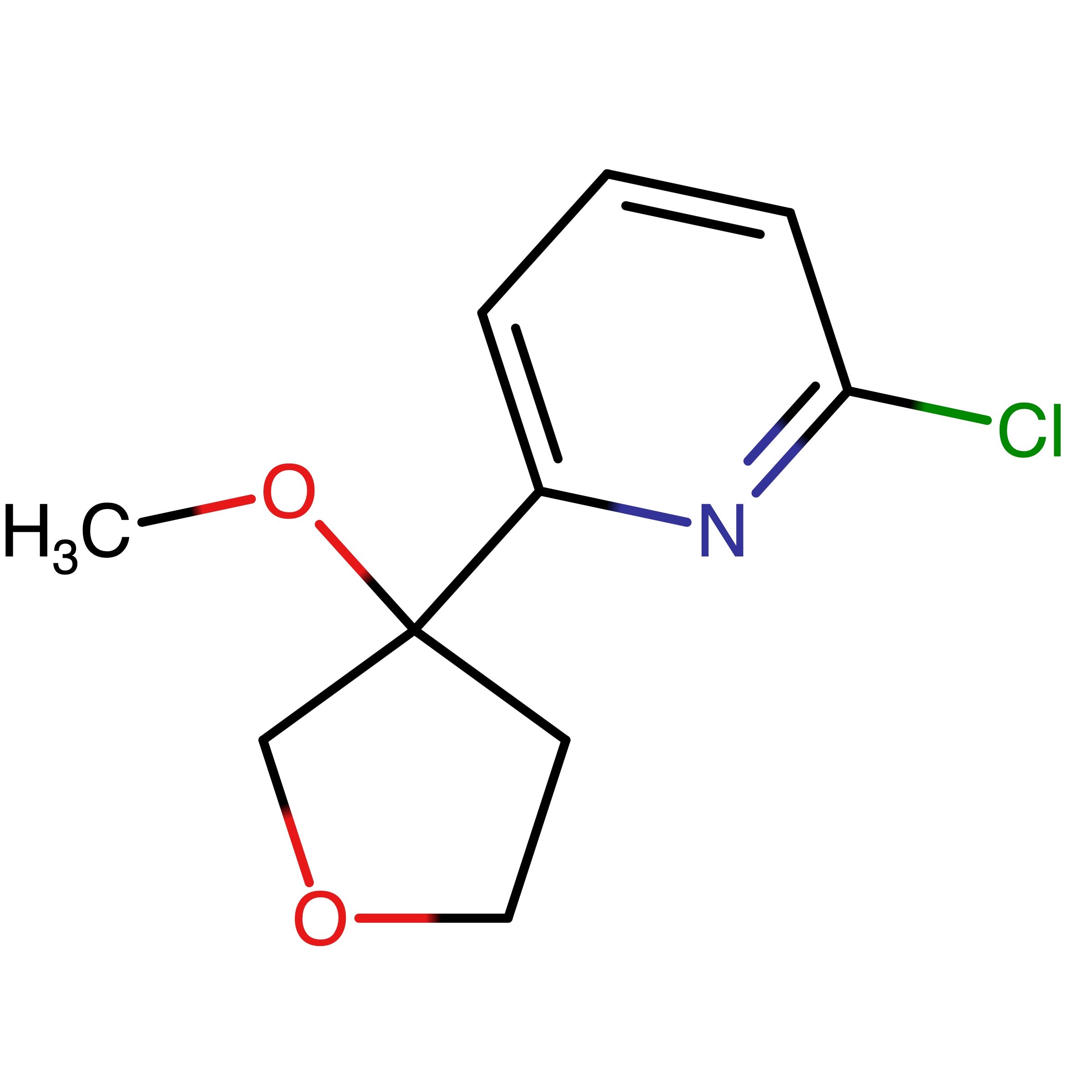 CAS RN 2368946-25-0 | 2-Chloro-6-(3-methoxytetrahydrofuran-3-yl)pyridine | MFCD32069582
