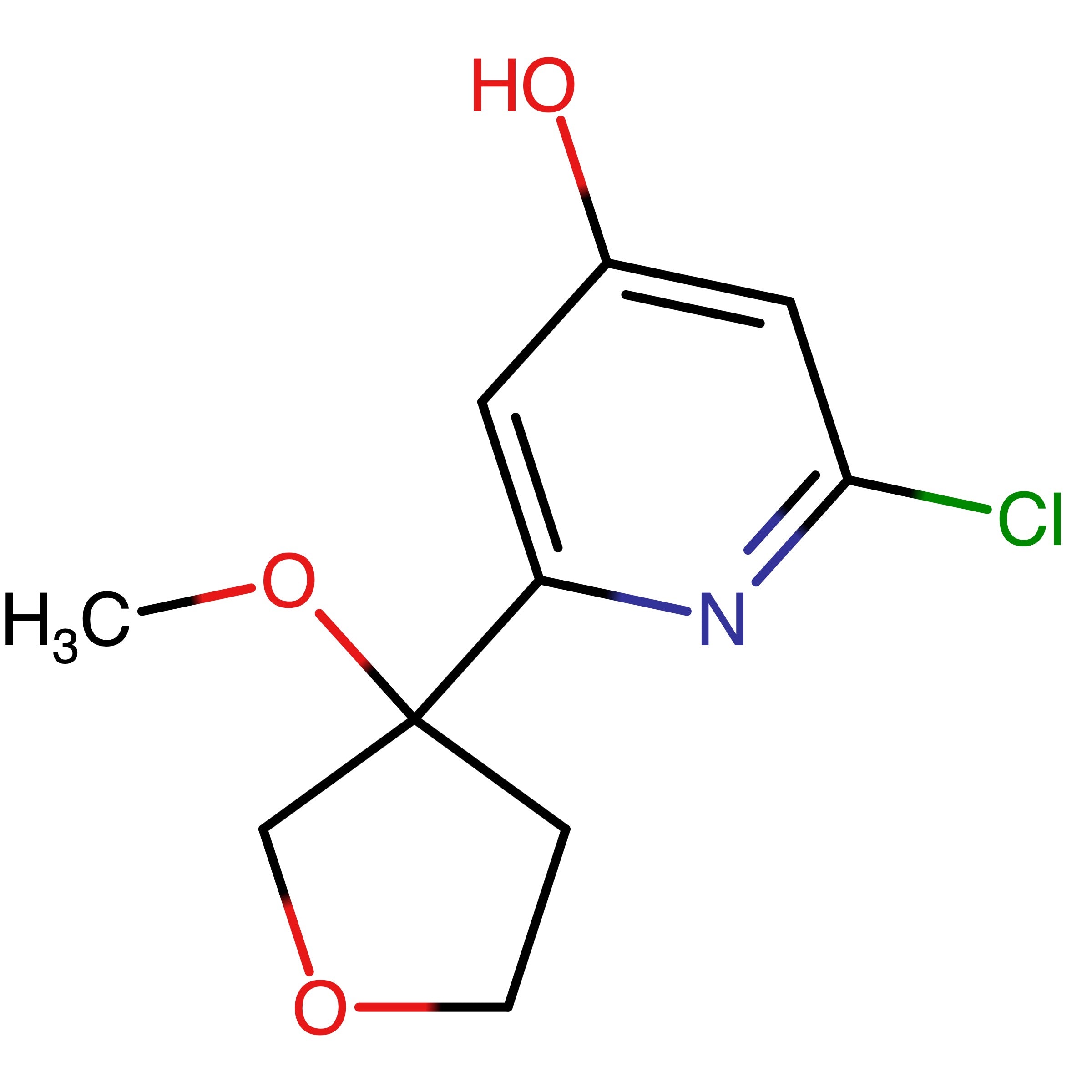 CAS RN 2368946-27-2 | 2-Chloro-6-(3-methoxytetrahydrofuran-3-yl)pyridin-4-ol 