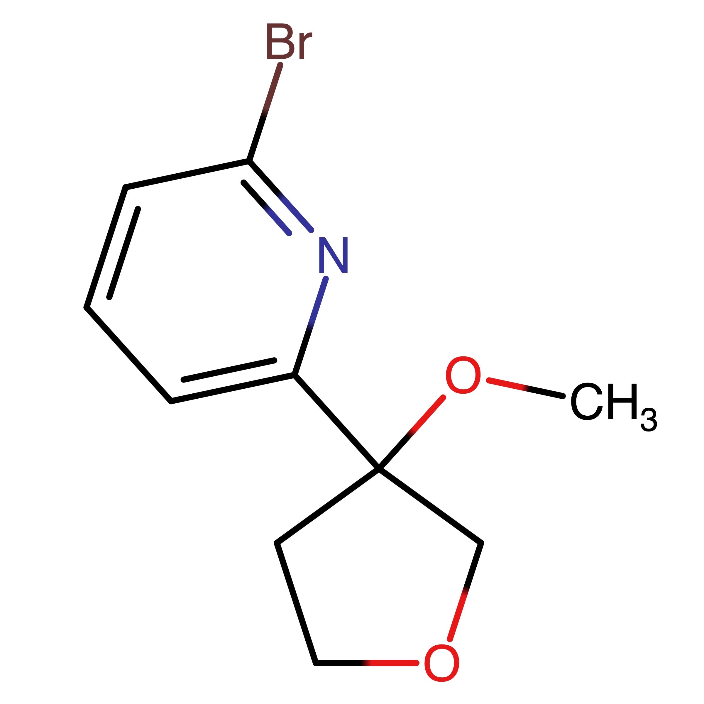 CAS RN 2368946-64-7 | 2-Bromo-6-(3-methoxytetrahydrofuran-3-yl)pyridine | MFCD34468066