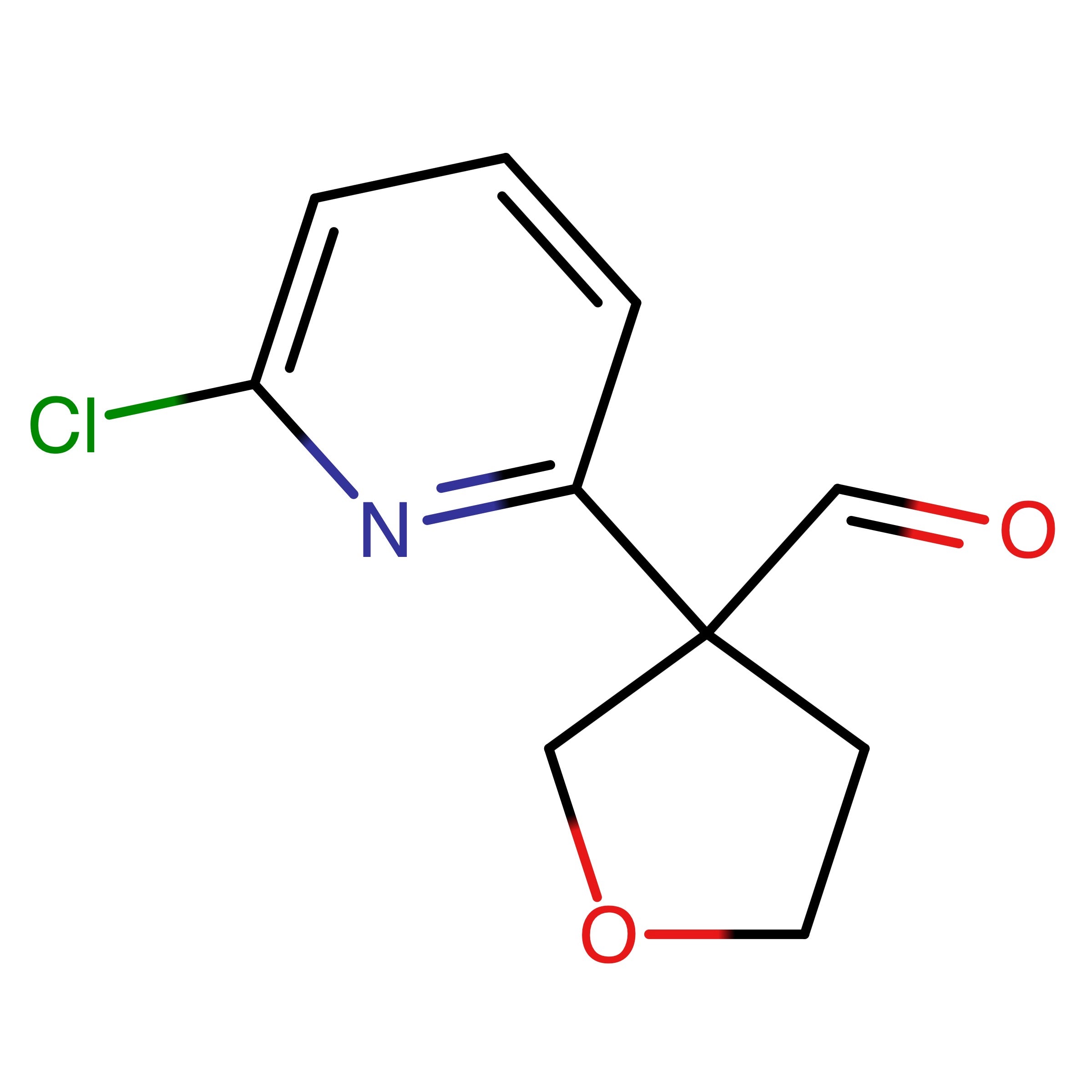 CAS RN 2368946-86-3 | 3-(6-Chloropyridin-2-yl)tetrahydrofuran-3-carbaldehyde 
