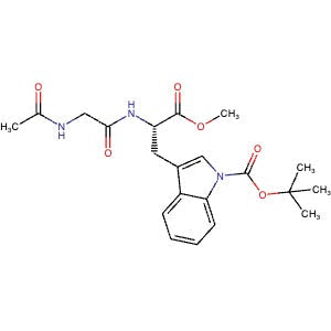 2375596-68-0 | tert-Butyl (S)-3-(2-(2-acetamidoacetamido)-3-methoxy-3-oxopropyl)-1H-indole-1-carboxylate - Hoffman Fine Chemicals