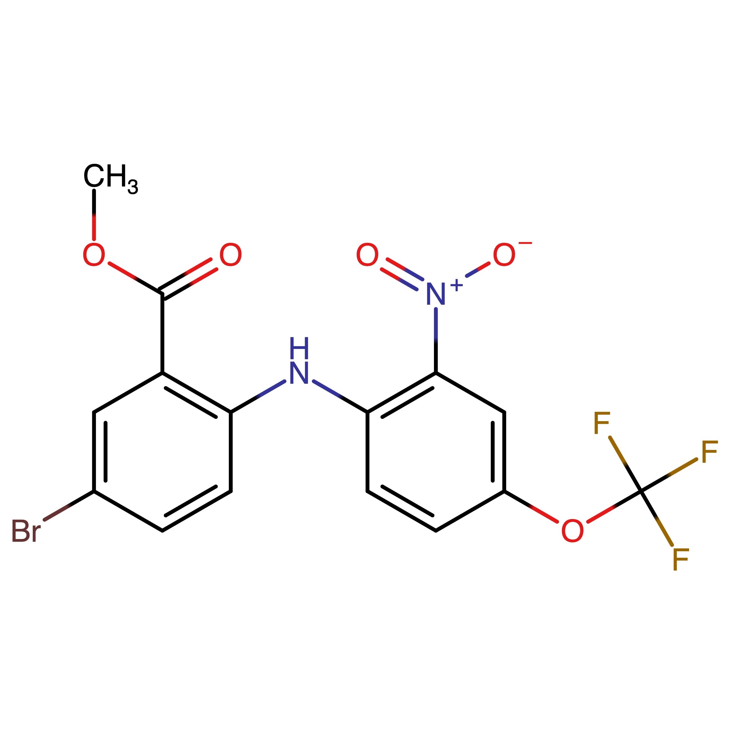 CAS RN 2376420-94-7 | Methyl 5-bromo-2-((2-nitro-4-(trifluoromethoxy)phenyl)amino)benzoate