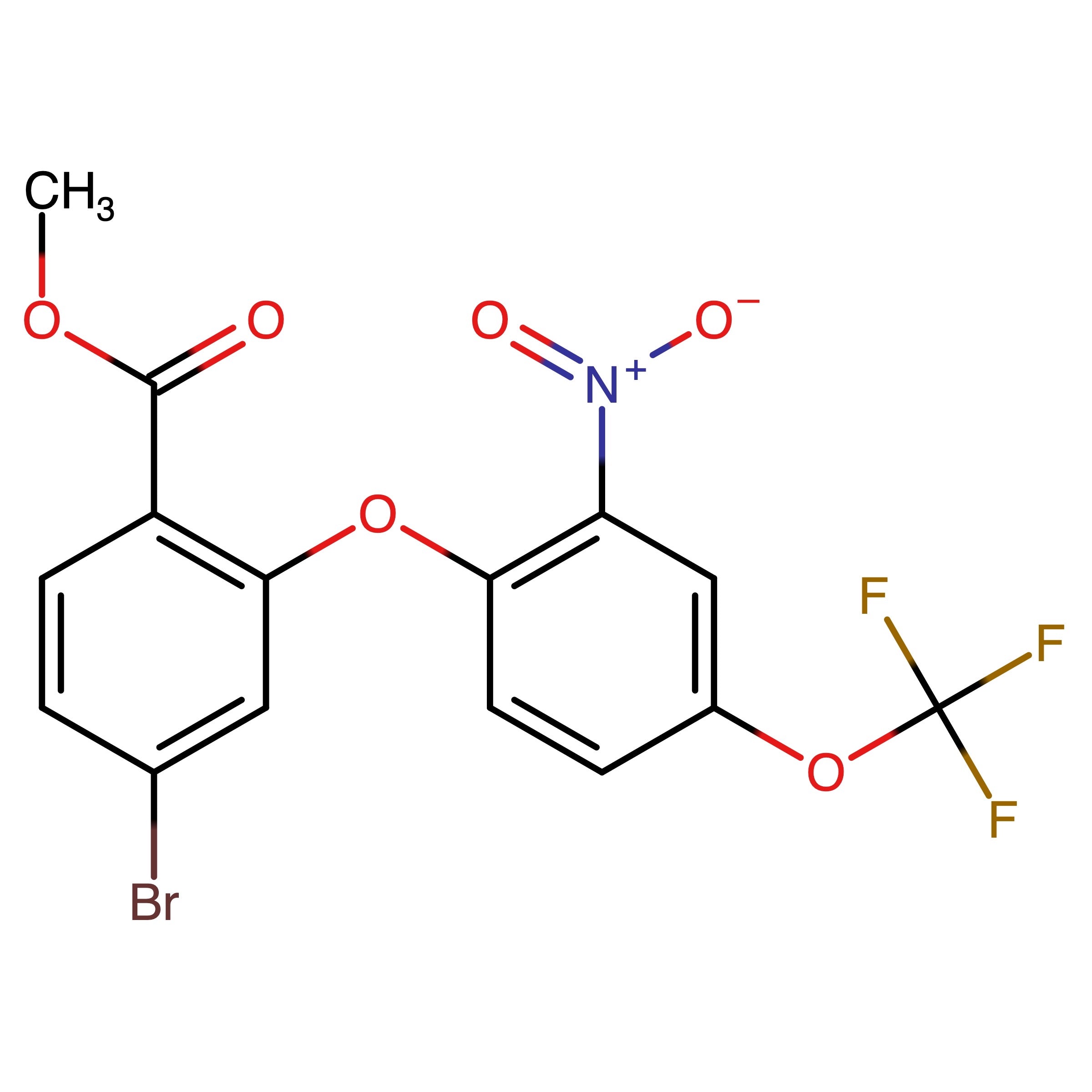 CAS RN 2376421-12-2 | Methyl 4-bromo-2-(2-nitro-4-(trifluoromethoxy)phenoxy)benzoate