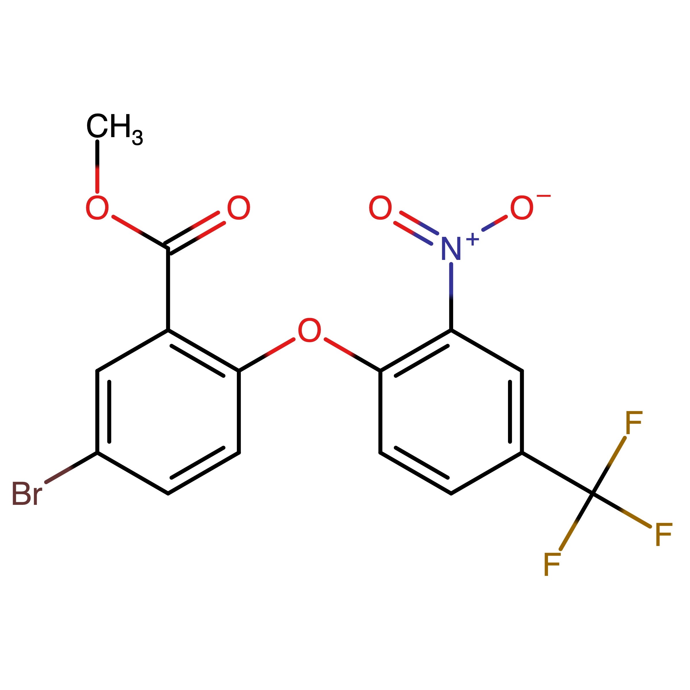 CAS RN 2376421-27-9 | Methyl 5-bromo-2-(2-nitro-4-(trifluoromethyl)phenoxy)benzoate