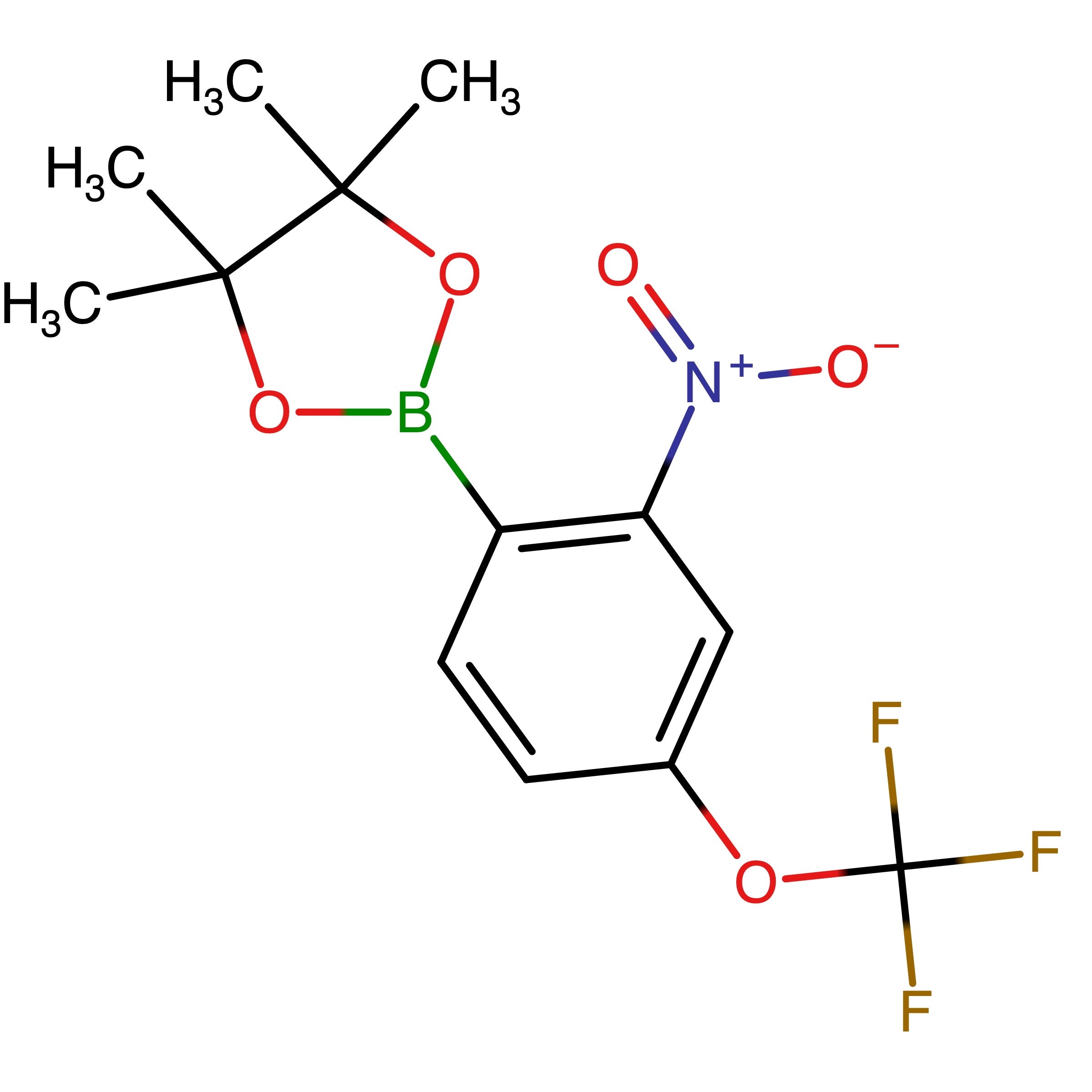 CAS RN 2376421-40-6 | 4,4,5,5-Tetramethyl-2-(2-nitro-4-(trifluoromethoxy)phenyl)-1,3,2-dioxaborolane