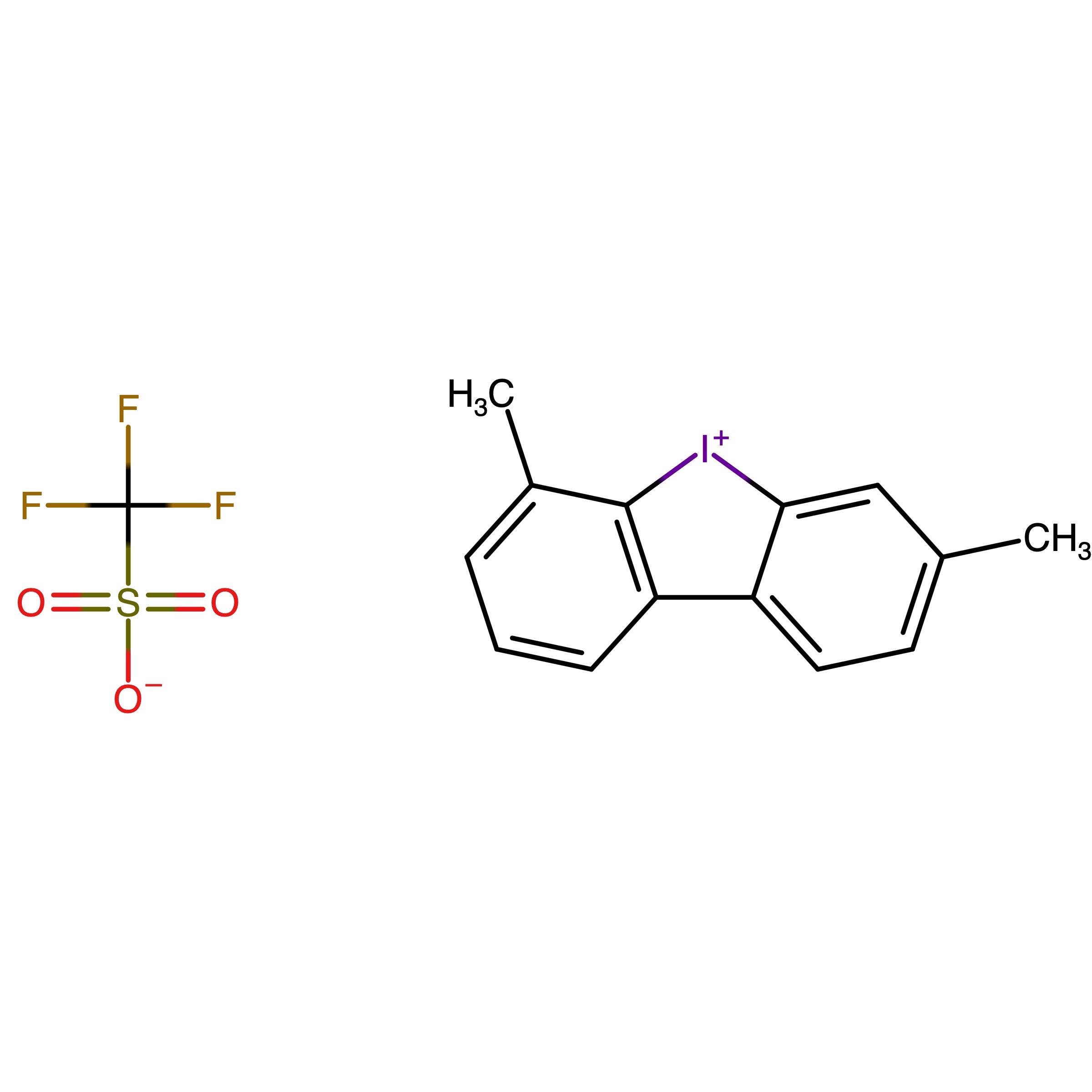 CAS RN 2381188-73-2 | Name: 3,6-Dimethyldibenzo[b,d]iodol-5-ium trifluoromethanesulfonate