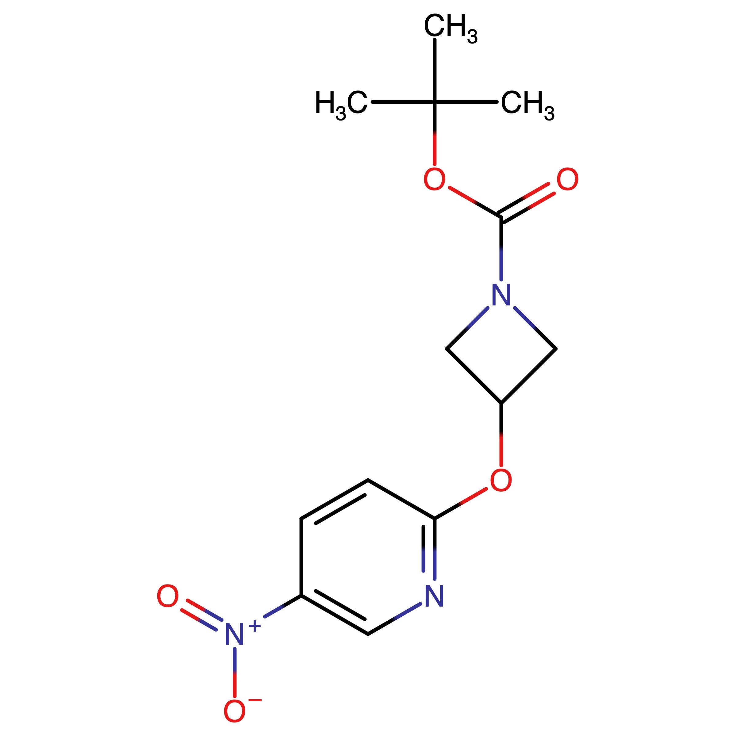CAS RN 2387160-20-3 | Name: tert_Butyl 3_(5_nitropyridin_2_yl)oxyazetidine_1_carboxylate