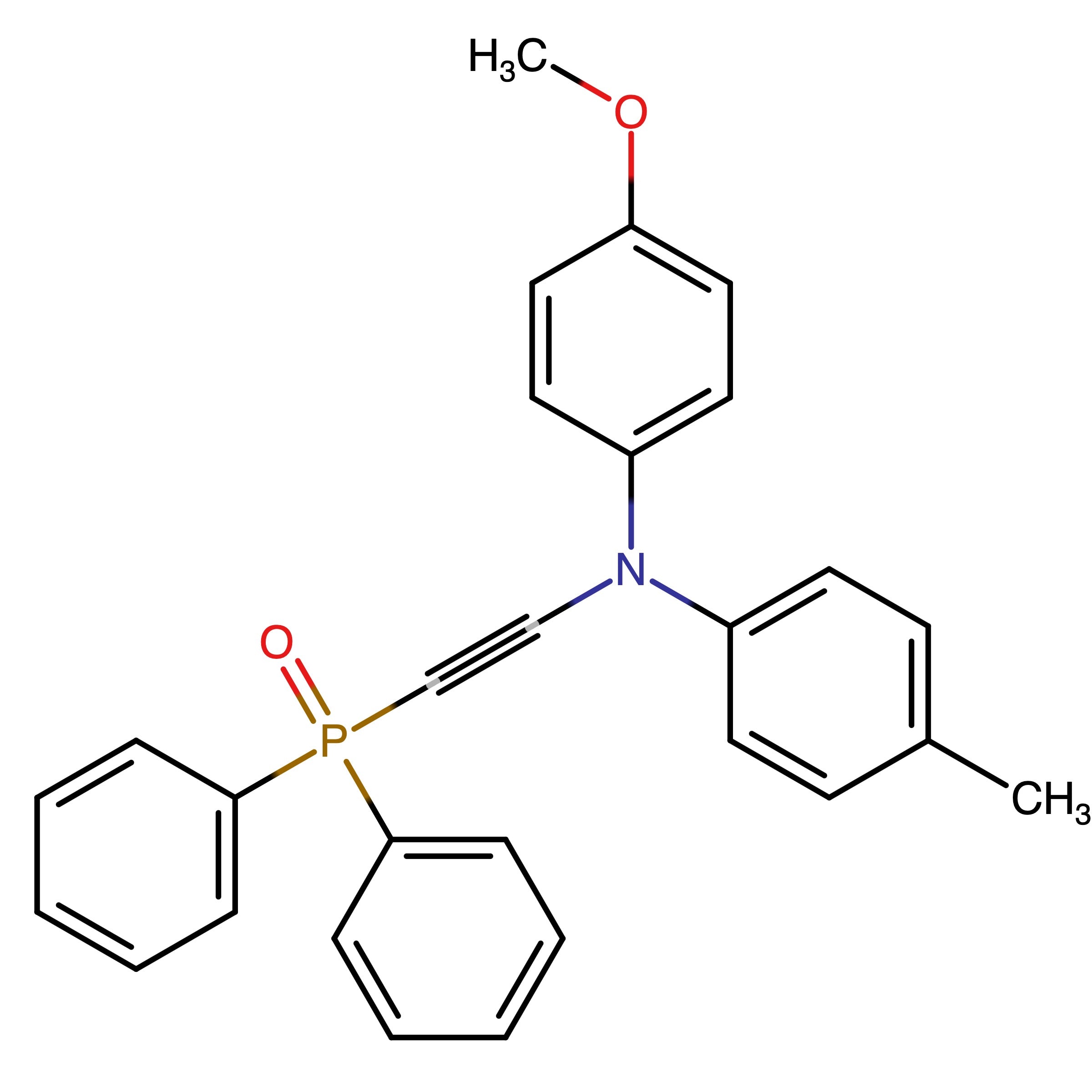 CAS RN 2395013-94-0 | Name: Diphenyl[2-(4-methoxy-4'-methyldiphenylamino)ethynyl]phosphine oxide