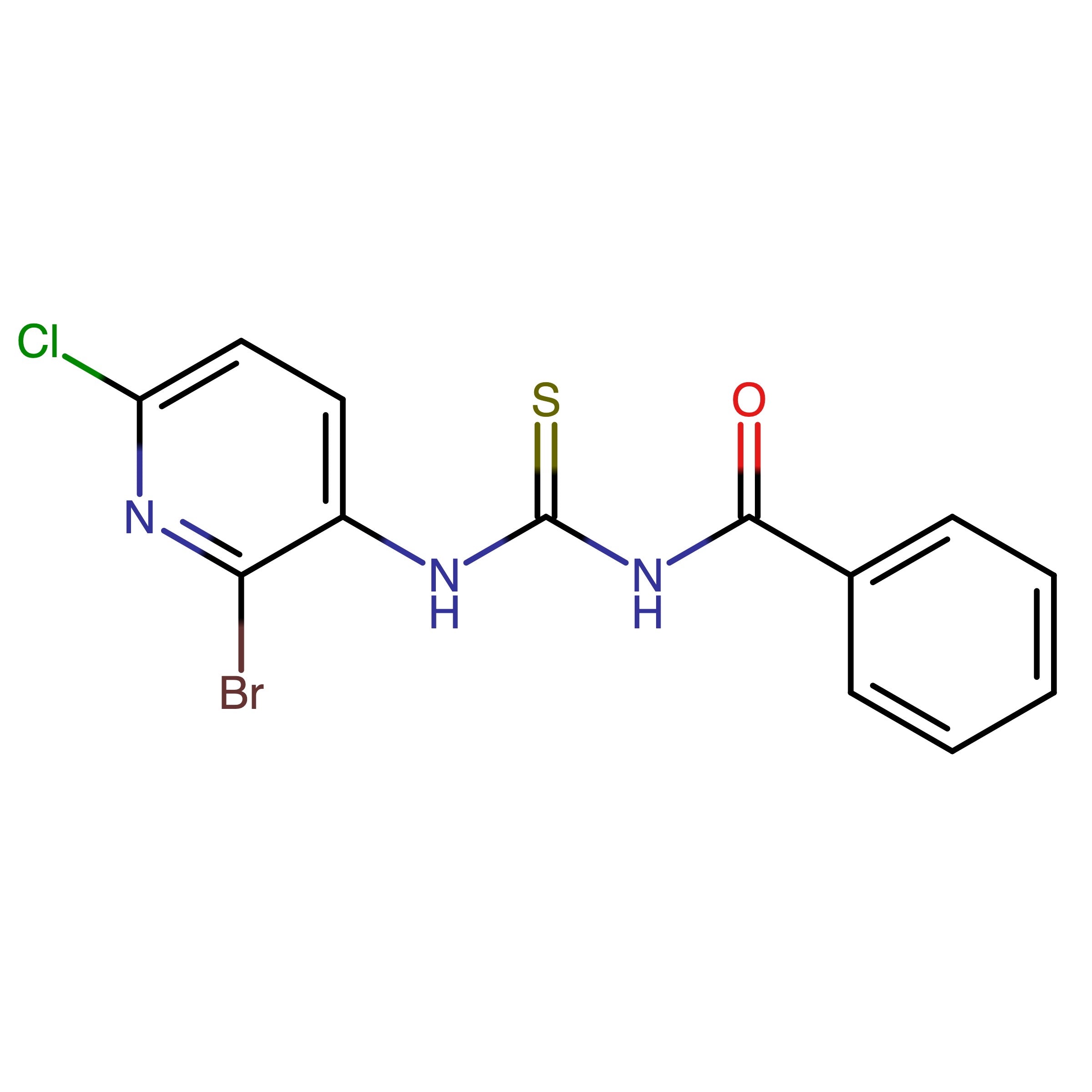 CAS RN 2398630-11-8 | N-((2-Bromo-6-chloropyridin-3-yl)carbamothioyl)benzamide