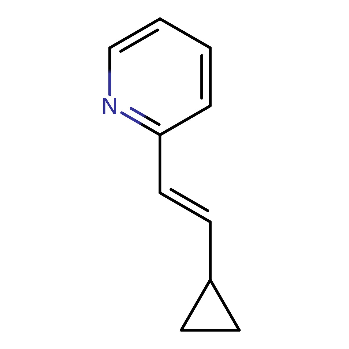 CAS RN 2407590-69-4 | (E)_2_(2_Cyclopropylvinyl)pyridine