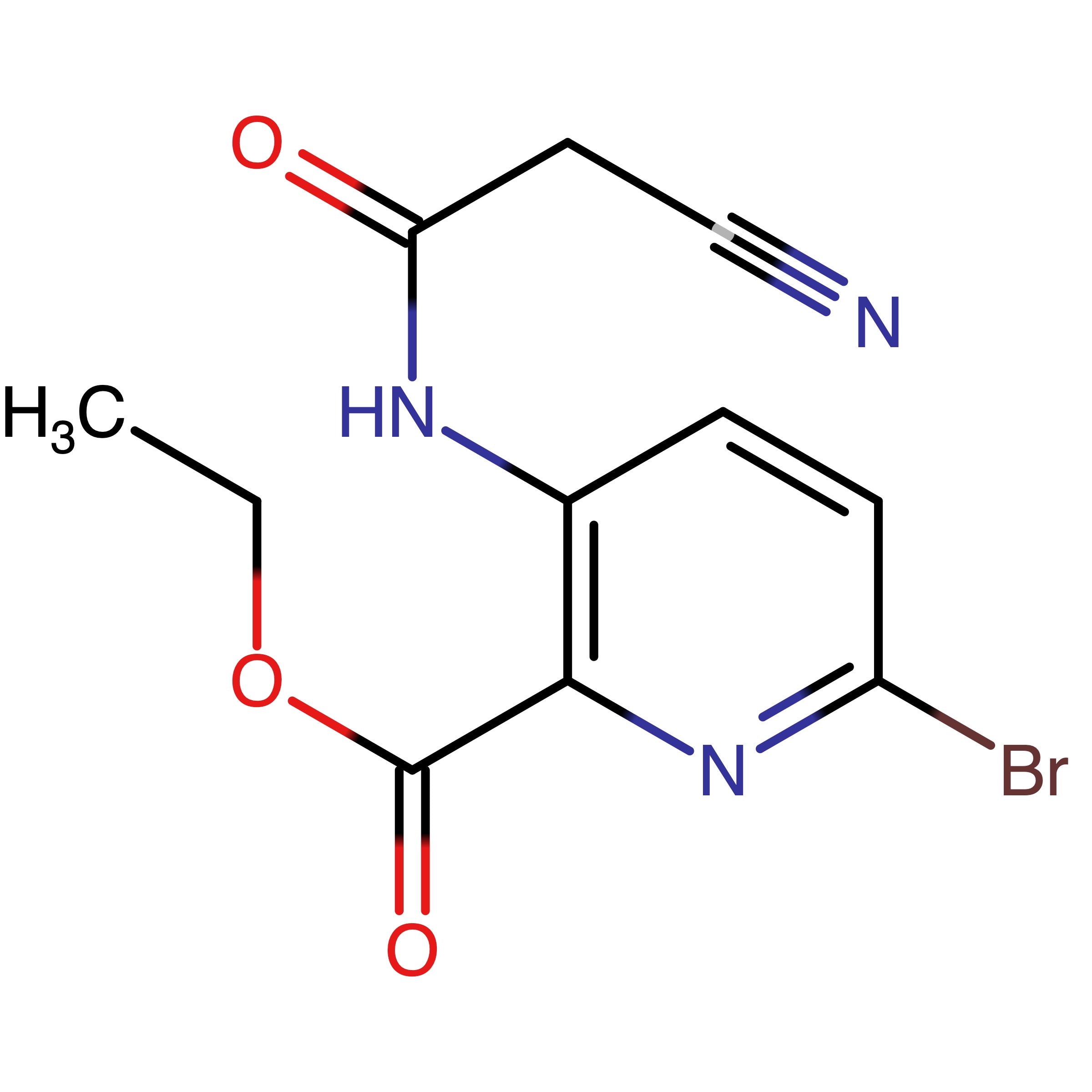 CAS RN 2407858-57-3 | Ethyl 6-bromo-3-(2-carbonitrilacetamido)picolinate