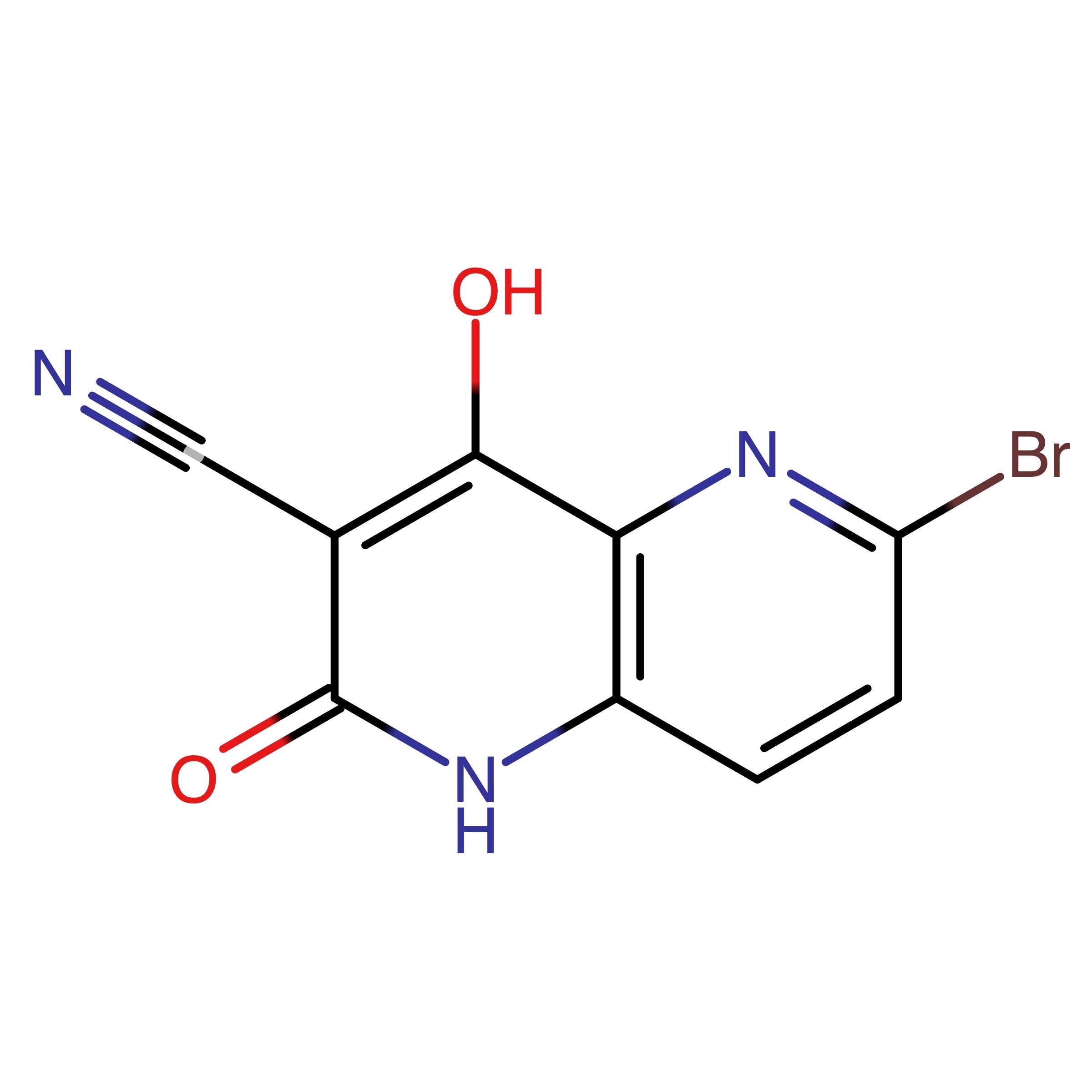 CAS RN 2407858-59-5 | 6-Bromo-4-hydroxy-2-oxo-1,2-dihydro-1,5-naphthyridine-3-carbonitrile