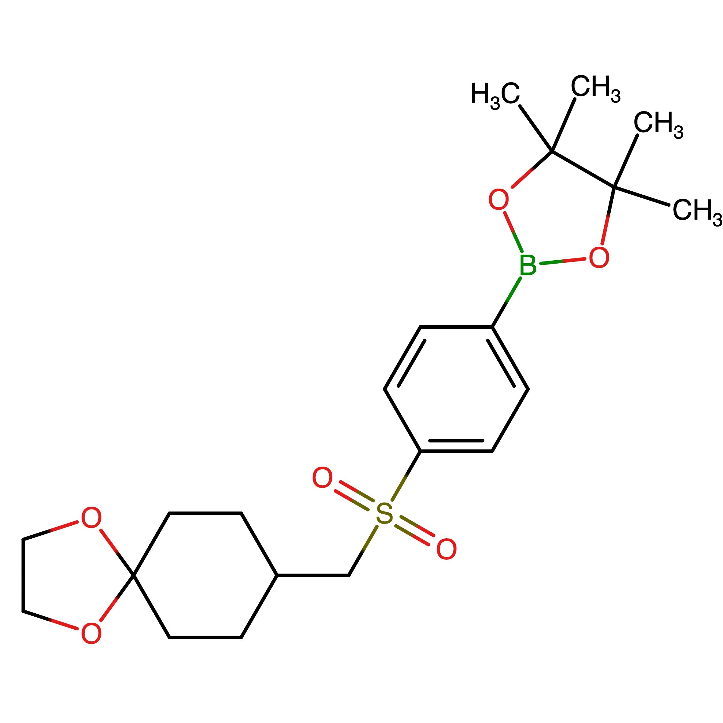 CAS RN 2411490-07-6 | 2-(4-(((1,4-Dioxaspiro[4.5]decan-8-yl)methyl)sulfonyl)phenyl)-4,4,5,5-tetramethyl-1,3,2-dioxaborolane