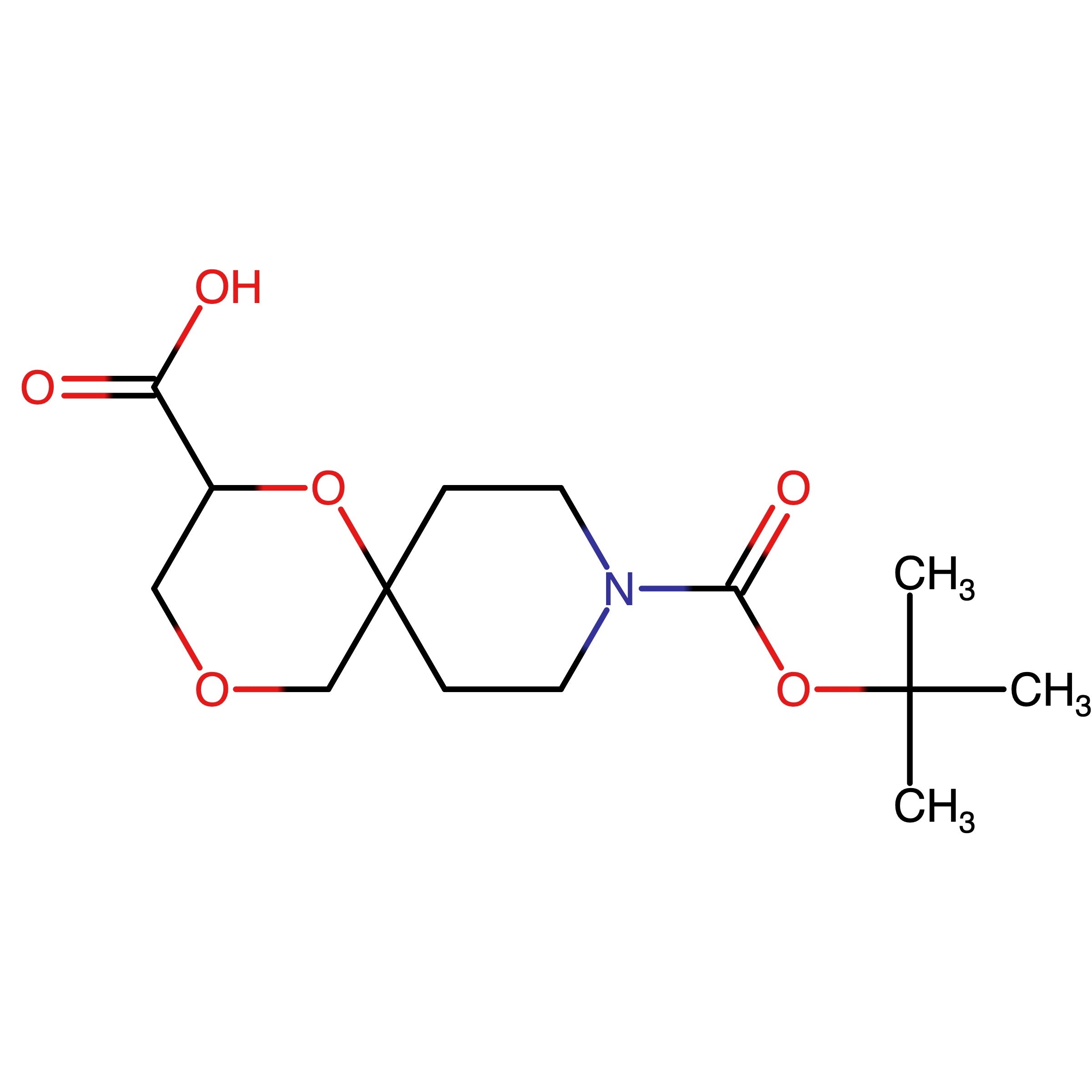 CAS RN 2413882-87-6 | 9-(tert-Butoxycarbonyl)-1,4-dioxa-9-azaspiro[5.5]undecane-2-carboxylic acid | MFCD32662645