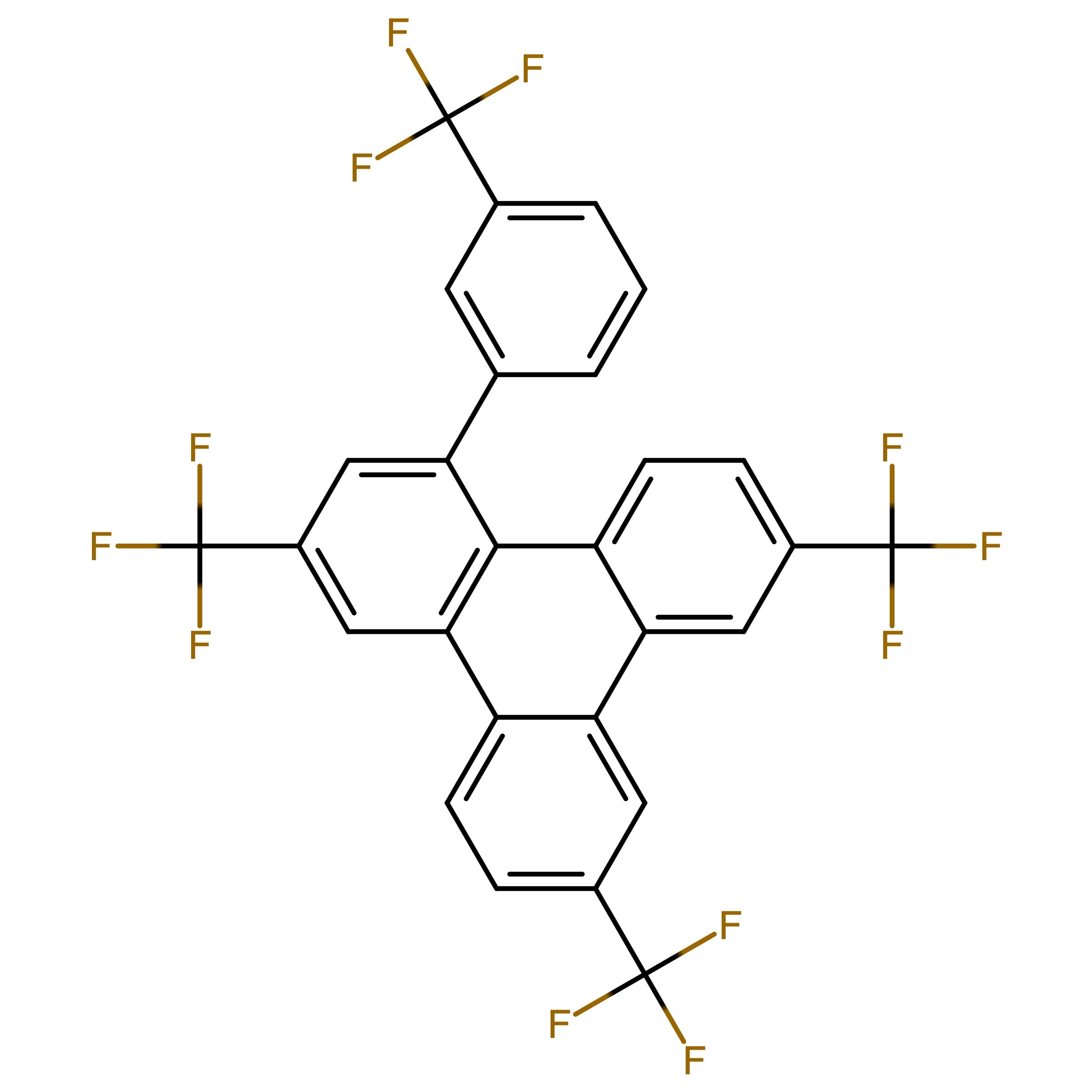 CAS RN 2413935-71-2 | 3,7,10_Tris(trifluoromethyl)_1_(3_trifluoromethylphenyl)triphenylene
