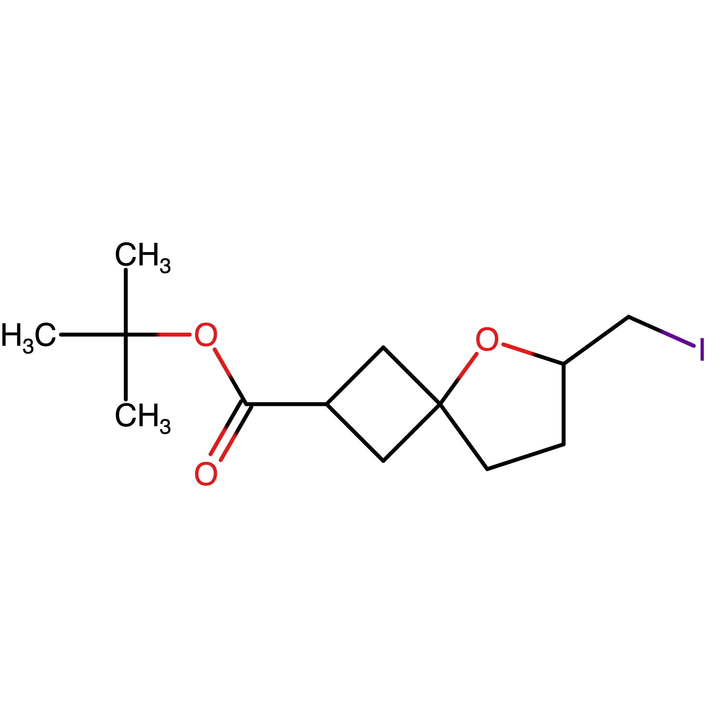 CAS RN 2416236-80-9 | tert-Butyl 6-(iodomethyl)-5-oxaspiro[3.4]octane-2-carboxylate | MFCD32667658