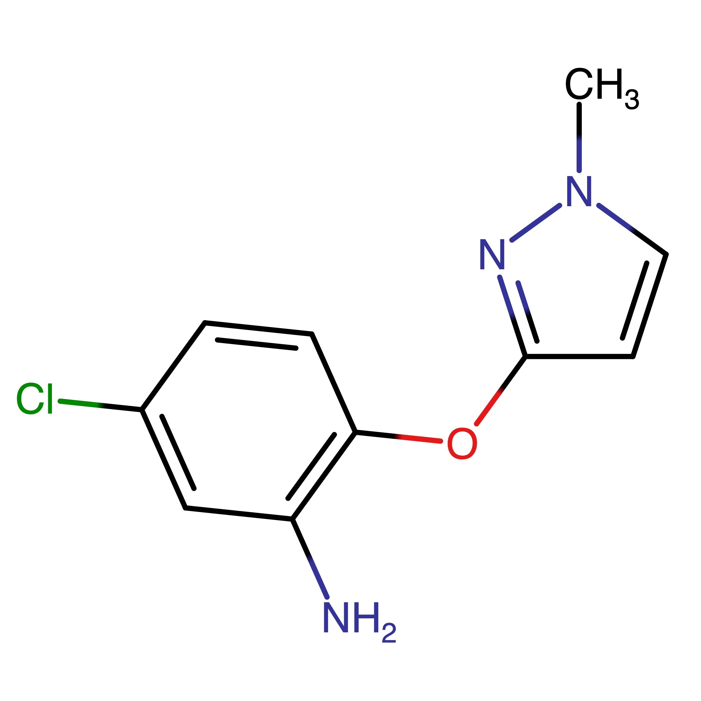 CAS RN 2418015-16-2 | 5-Chloro-2-(1-methylpyrazol-3-yl)oxyaniline