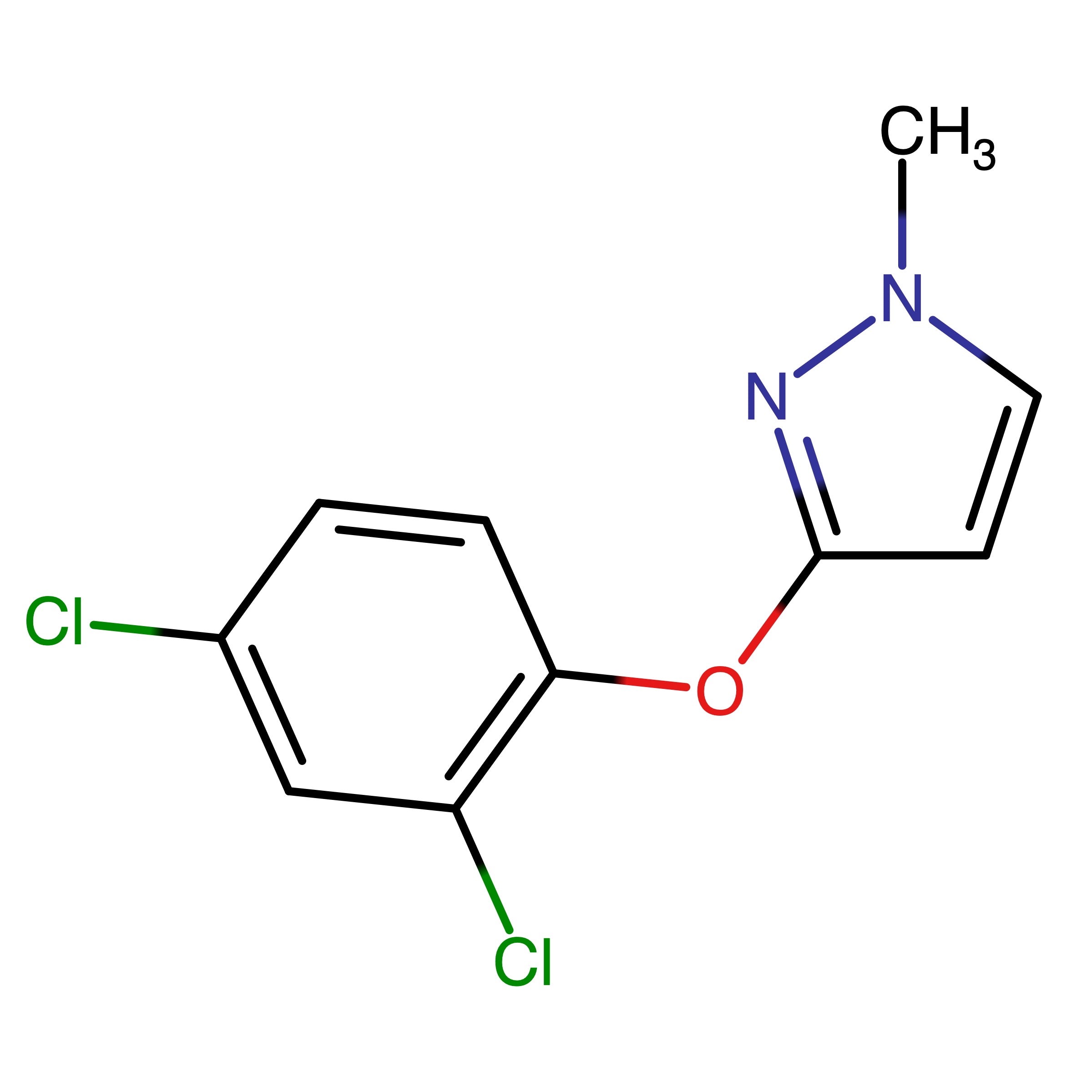 CAS RN 2418015-17-3 | 3-(2,4-Dichlorophenoxy)-1-methylpyrazole